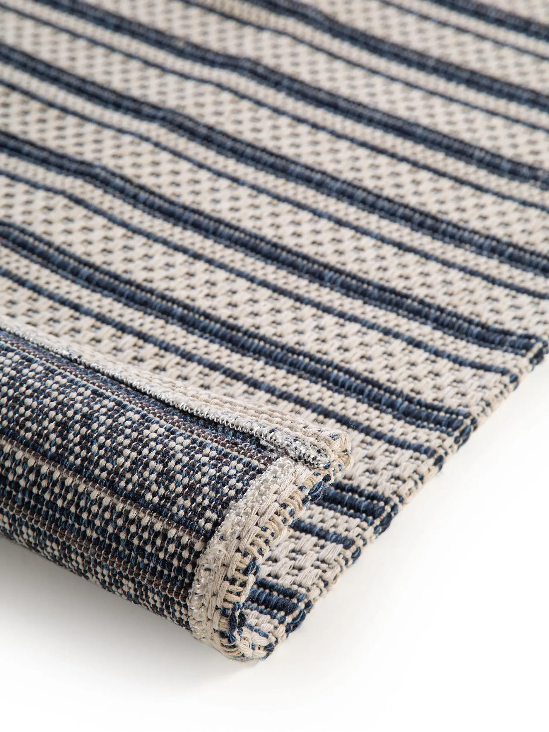 Teppich Cooper aus 100% Baumwolle in Blau von benuta
