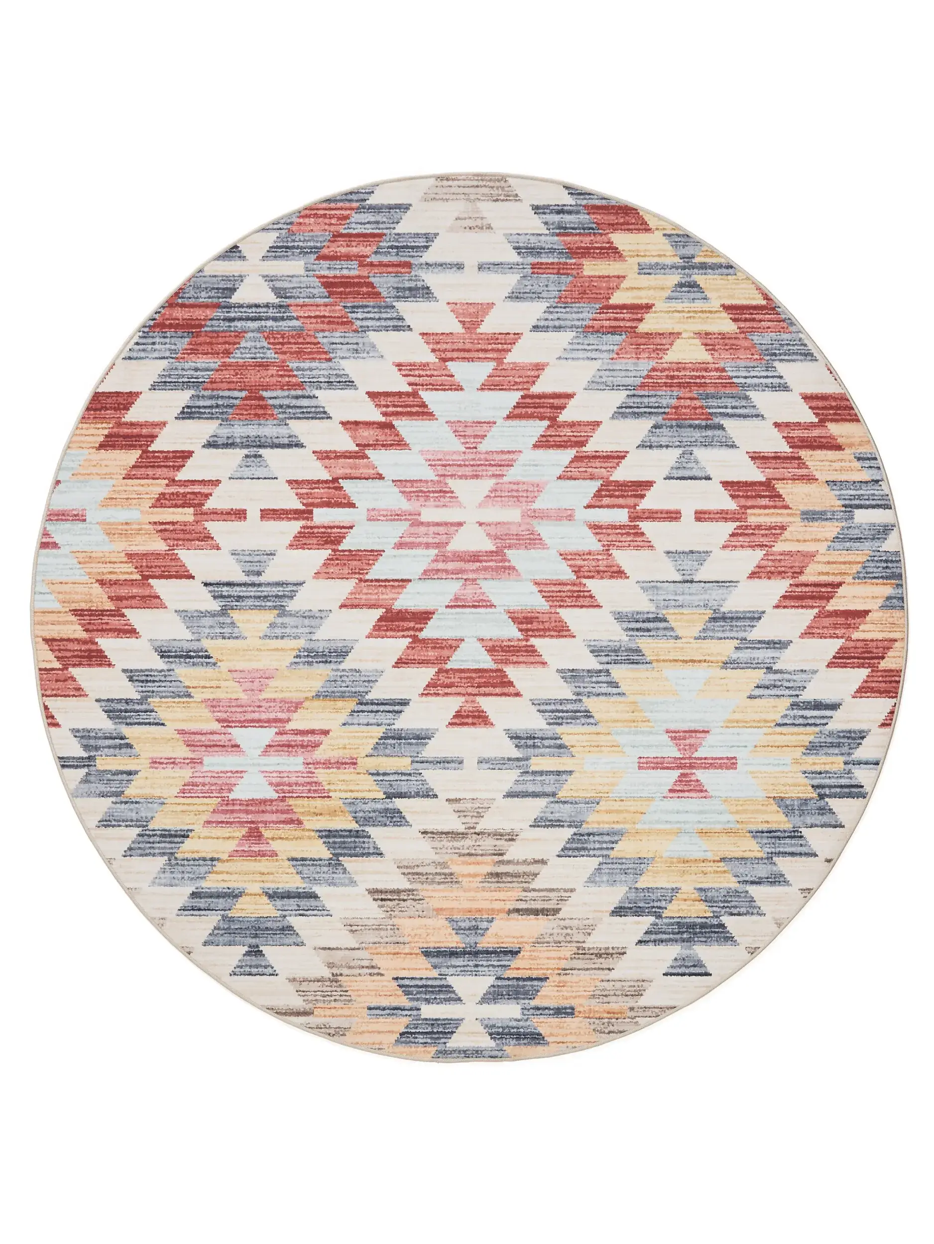 Rug made of 100% Polyester in Multicolour with a 100% Polyester high pile by benuta Basic
