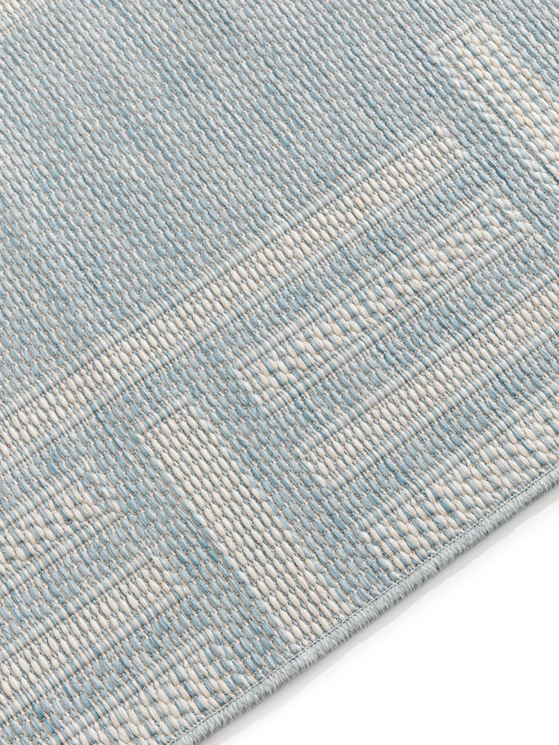 Rug made of 100% Polypropylen in Blue with a 100% Polypropylen high pile by benuta Nest