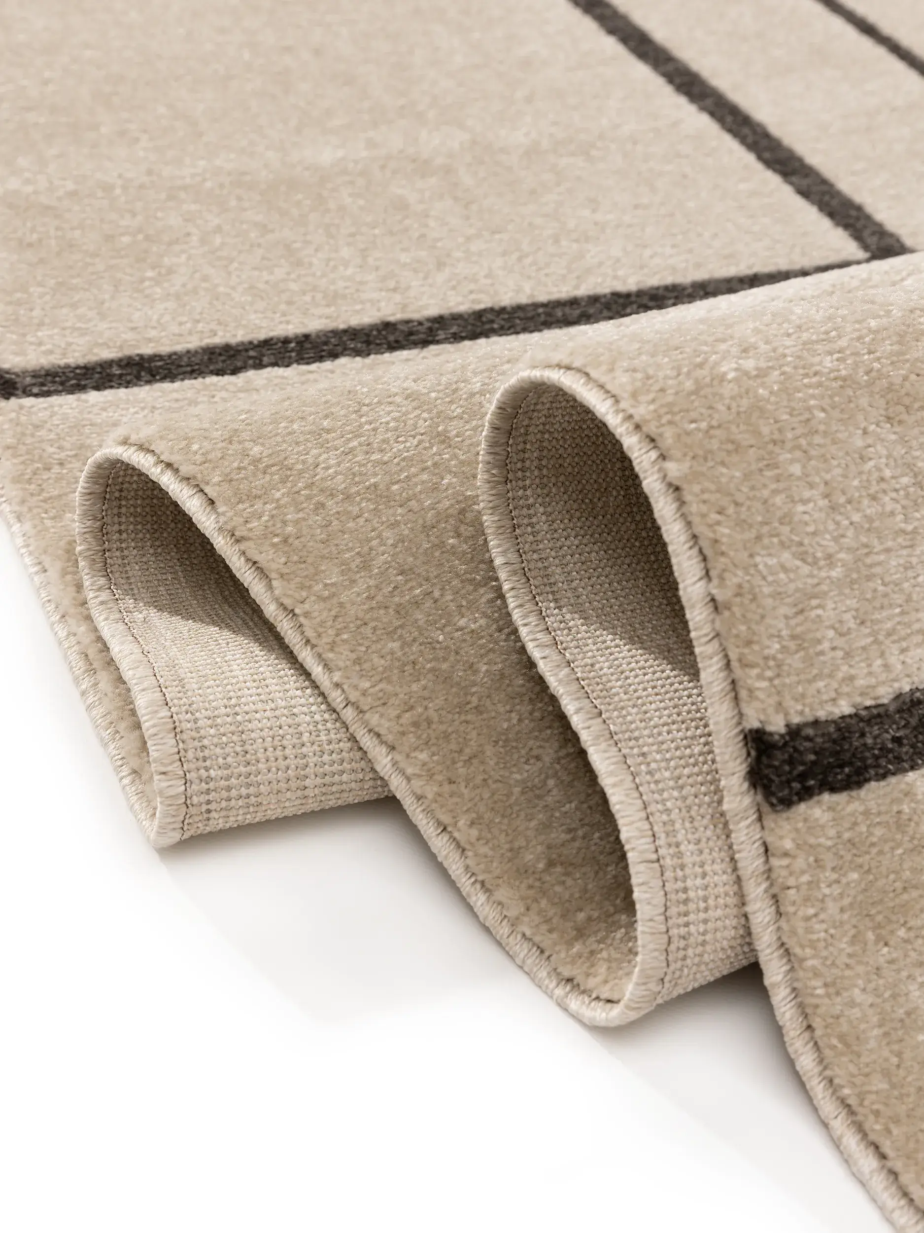 Teppich aus 100% Polypropylen in Multicolor mit 100% Polypropylen hohem Flor von benuta Pop