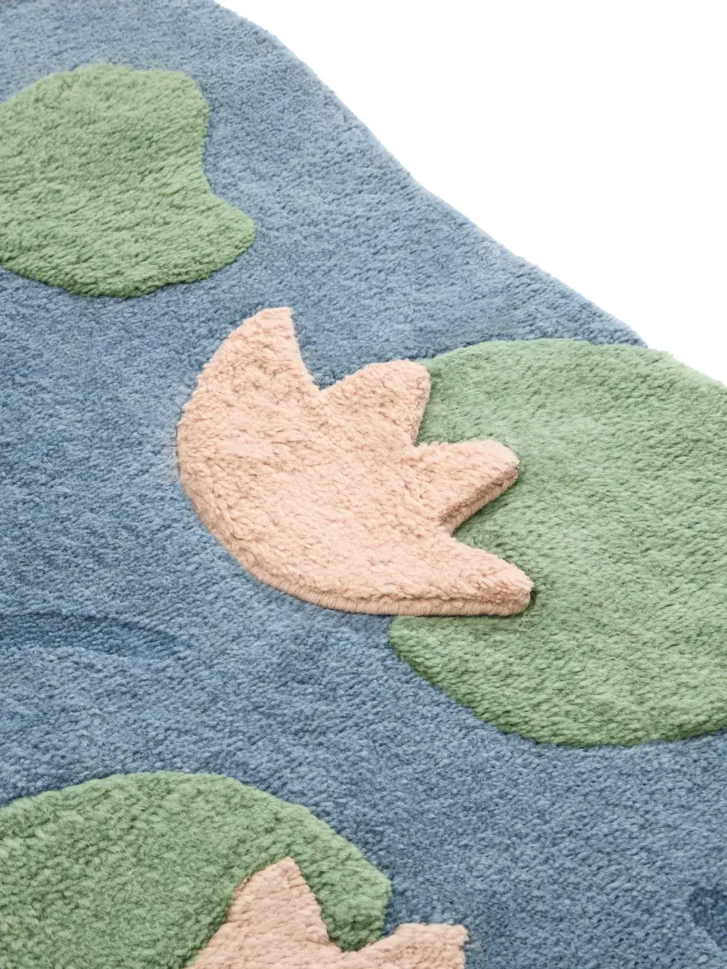 Teppich aus 100% Wolle in Multicolor mit 100% Wolle hohem Flor von Lytte