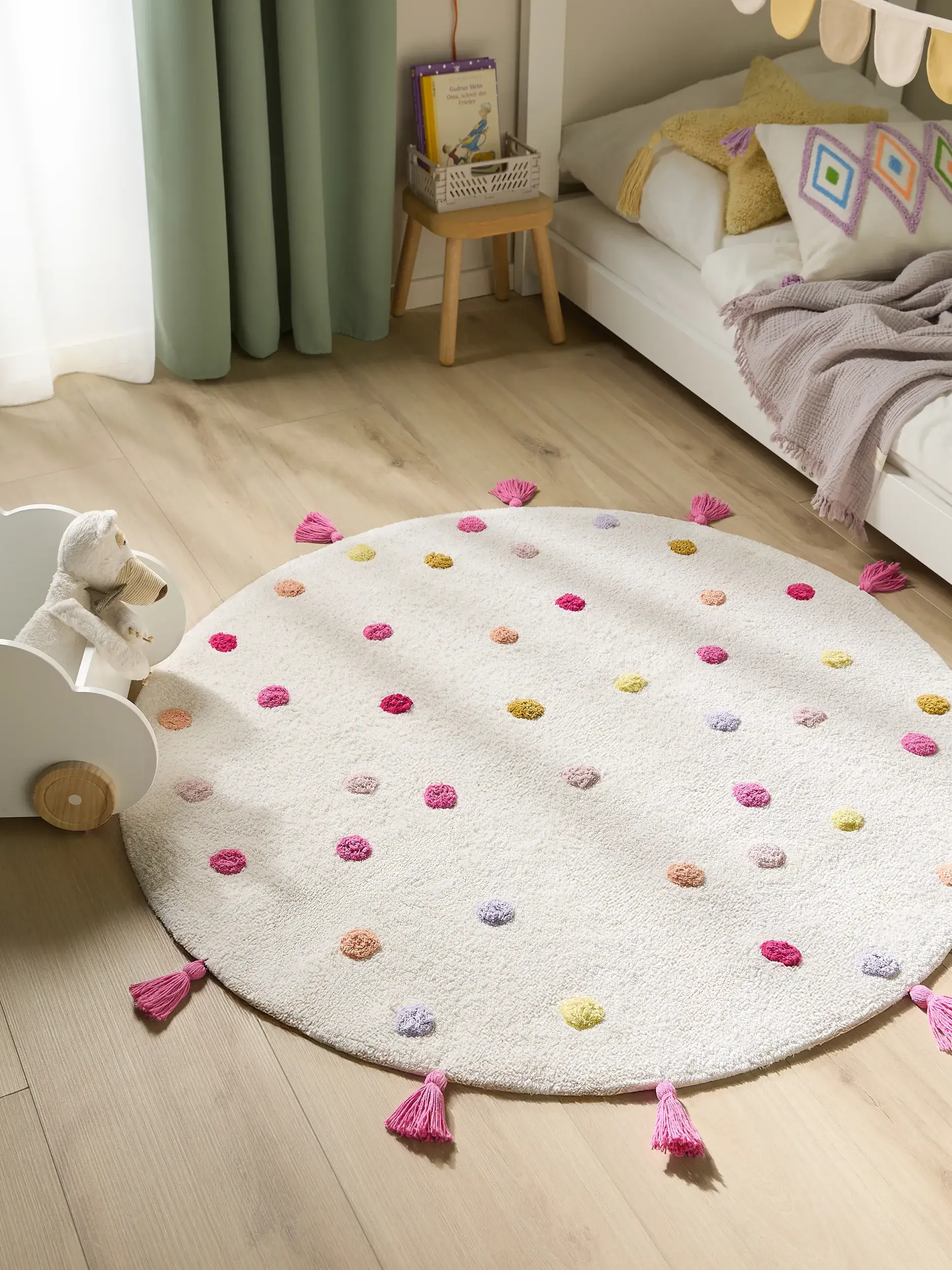 Alfombra de 100% Algodón Reciclado en Multicolor con un pelo de {{Placeholder_Pile Height}} de altura de Lytte