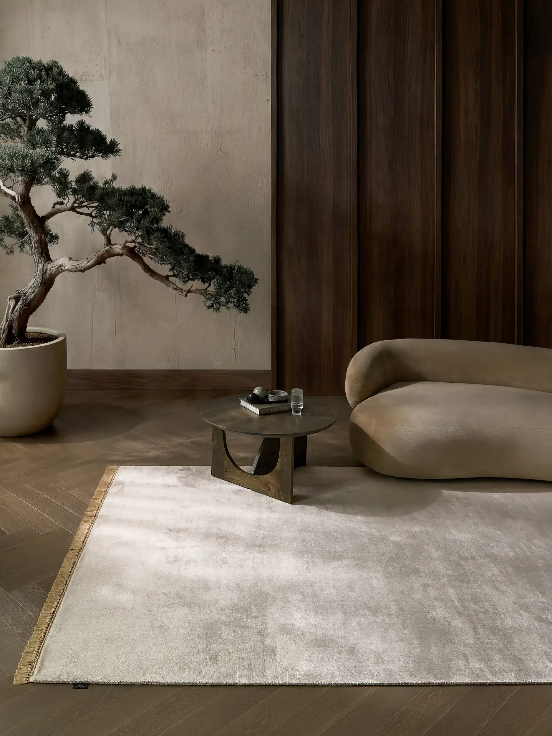 Teppe Rubin av 100% Viskose i  fra benuta Finest