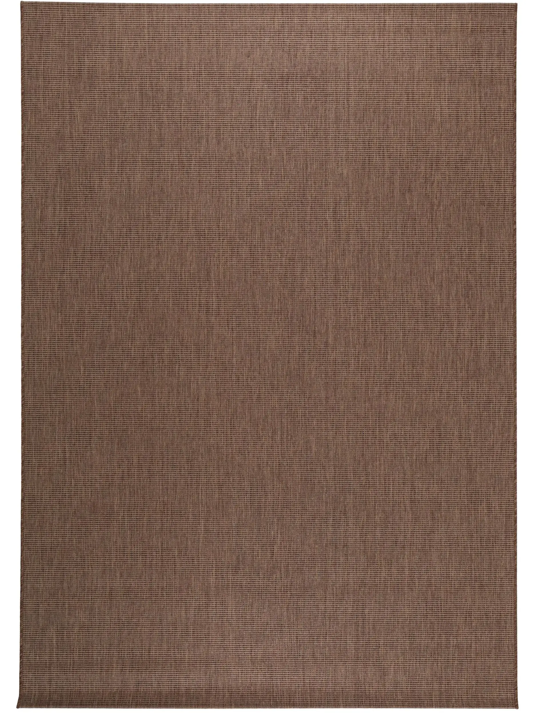 Rug made of 100% Polypropylen in Braun with a 100% Polypropylen high pile by benuta Nest