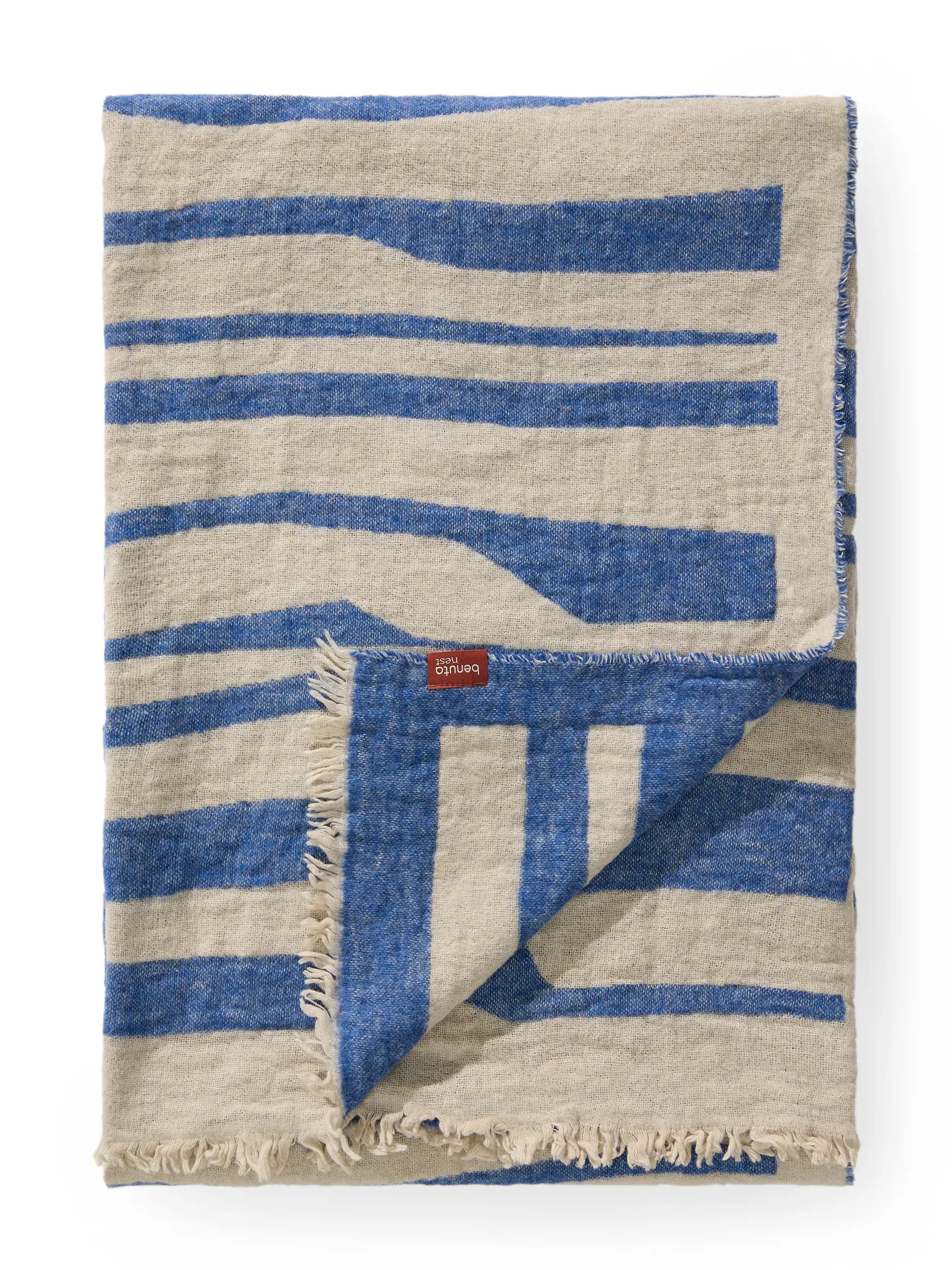 Tæppe Jana Creme/Blå fra benuta nest