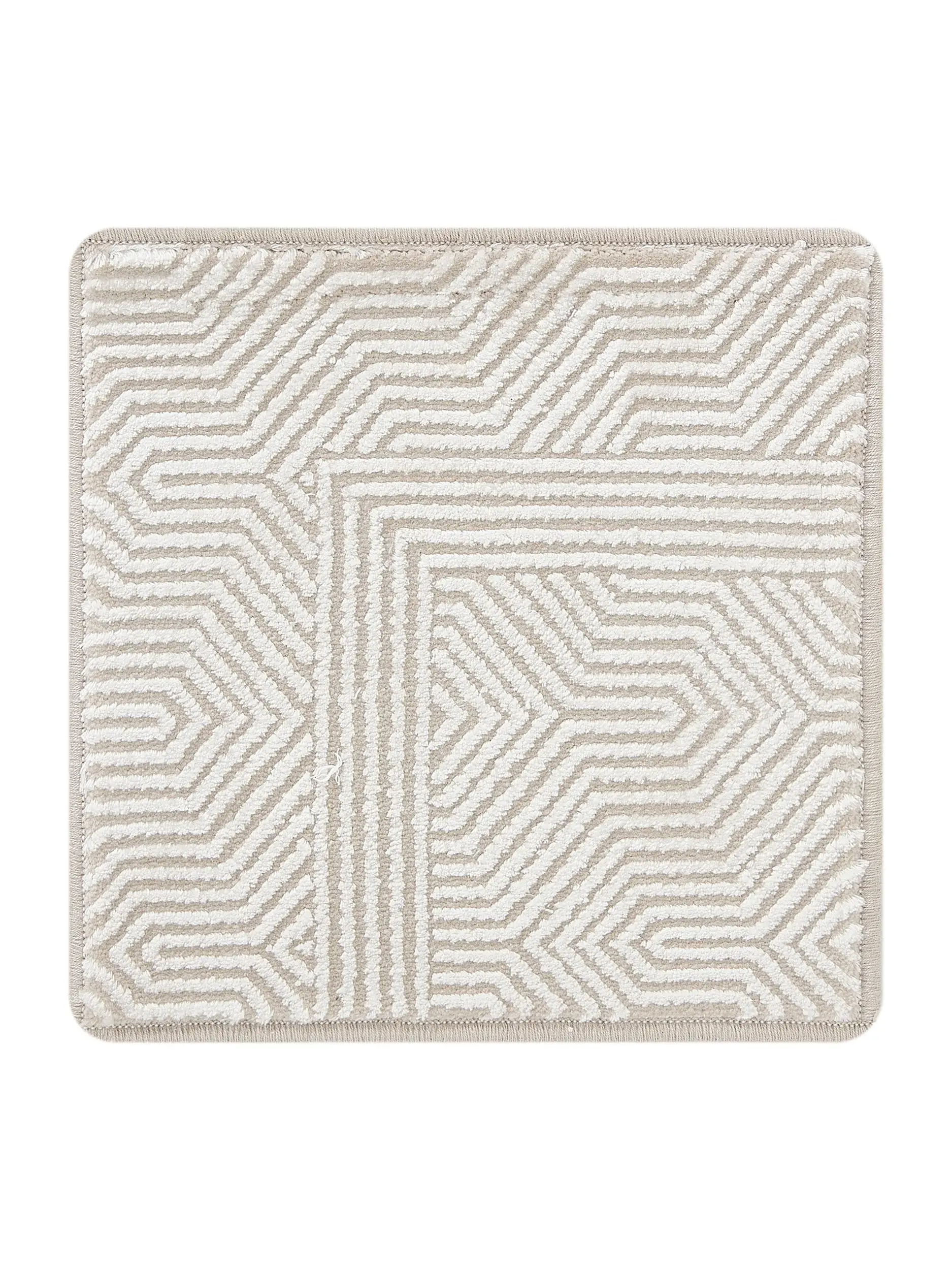 Teppich Leandro aus 60% Viskose, 40% Polyacryl (Chenille) in Beige von benuta Finest