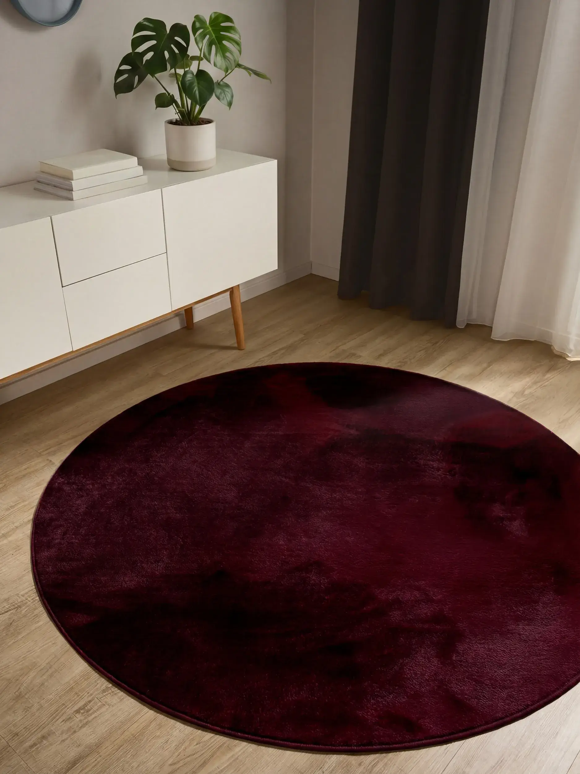 Tapete Furry de 100% Poliéster em  da benuta Basic