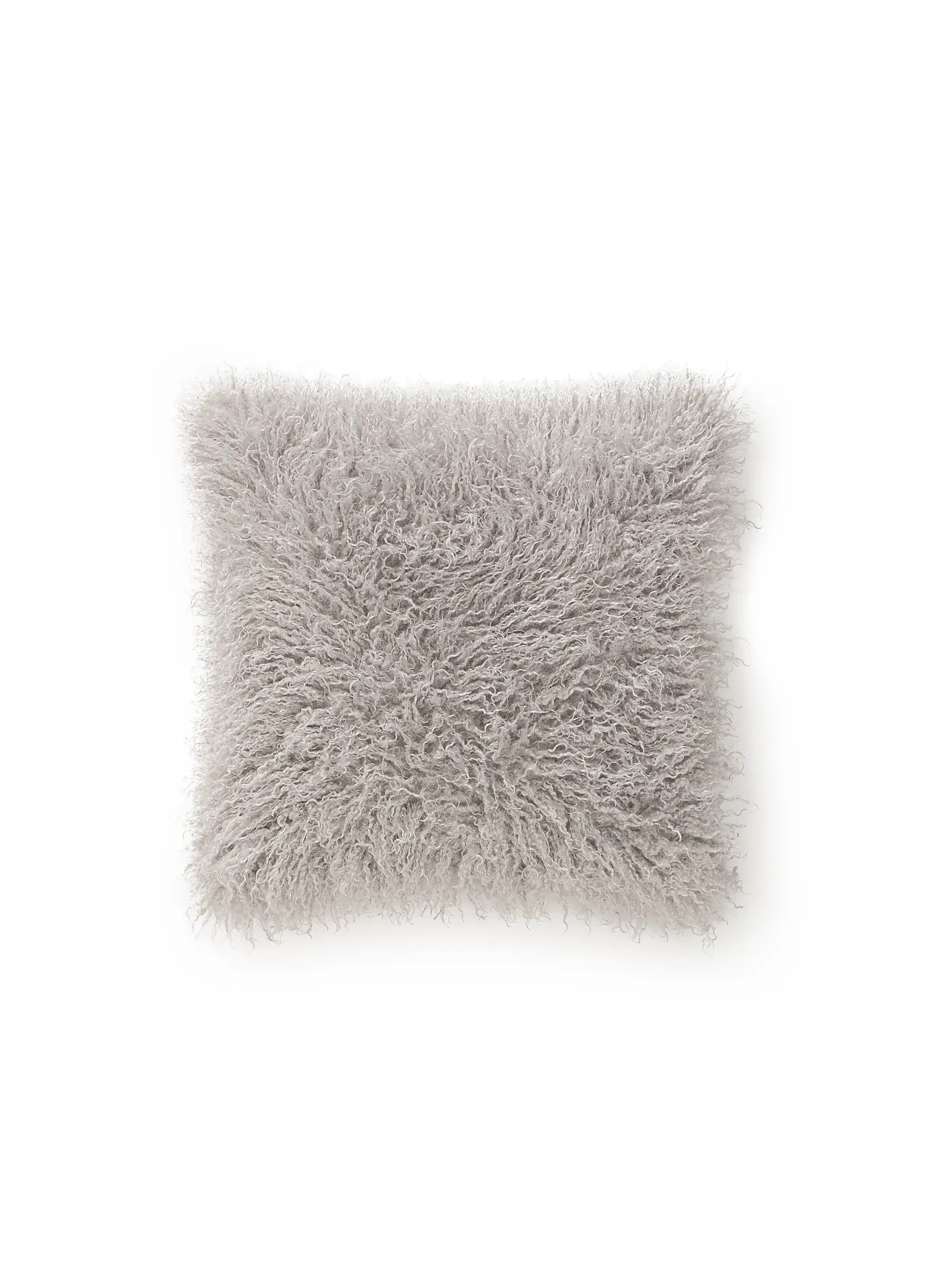 Kissenbezug Oscar Grau in Einfarbig design made of 100% Polyester by benuta Nest