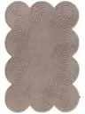 Tappeto di lana Helix Taupe