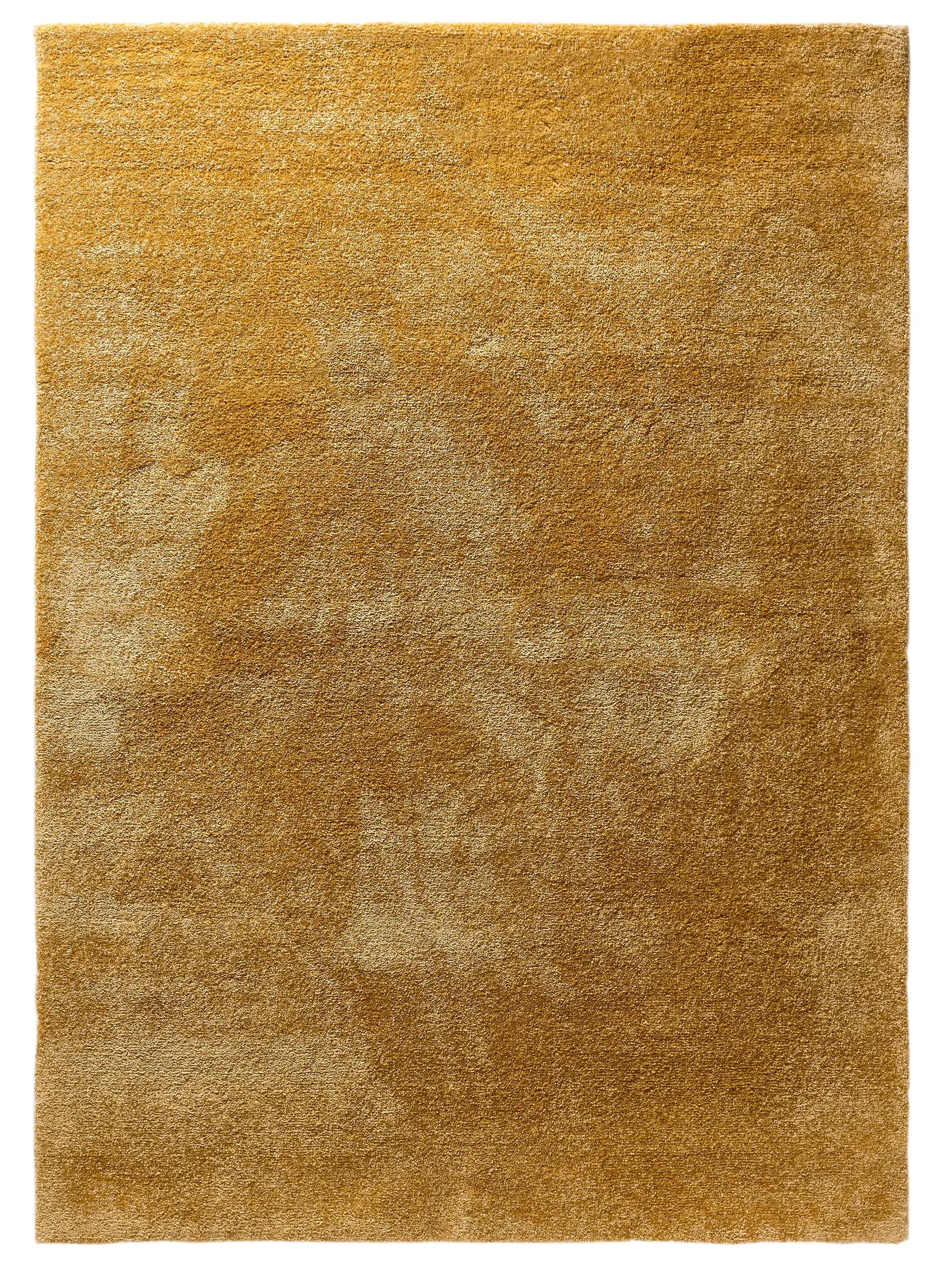 Rug made of 100% Polypropylen in Gelb with a 100% Polypropylen high pile by benuta Nest
