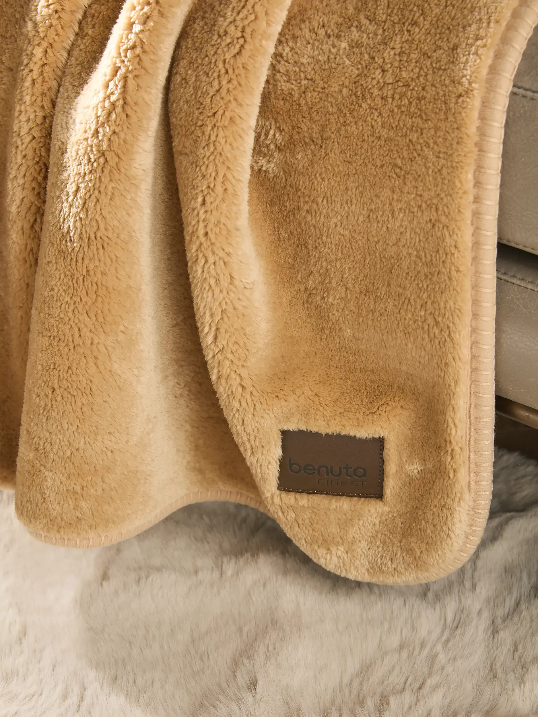 Couverture Lux Beige de benuta