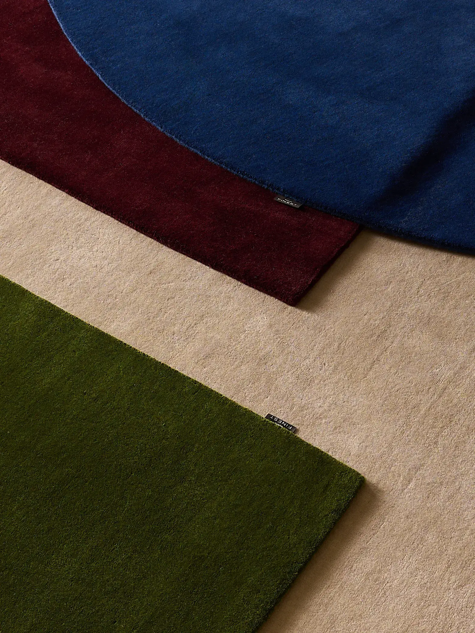 Teppich Mono aus 100% Wolle (aus Neuseeland) in  von benuta Finest