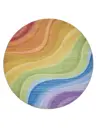 Waschbarer Teppich George Multicolor/Lila
