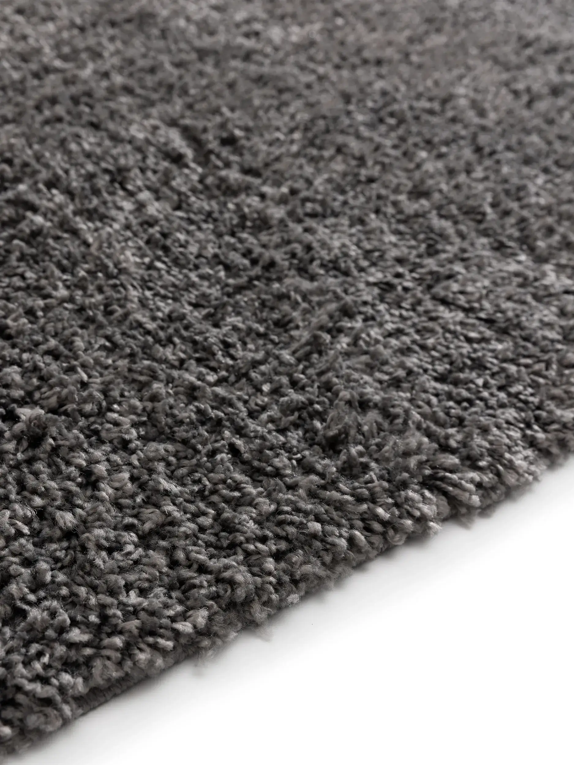 Tapete de 100% Polypropylen em Grau com pelo de 100% Polypropylen de altura da benuta Basic