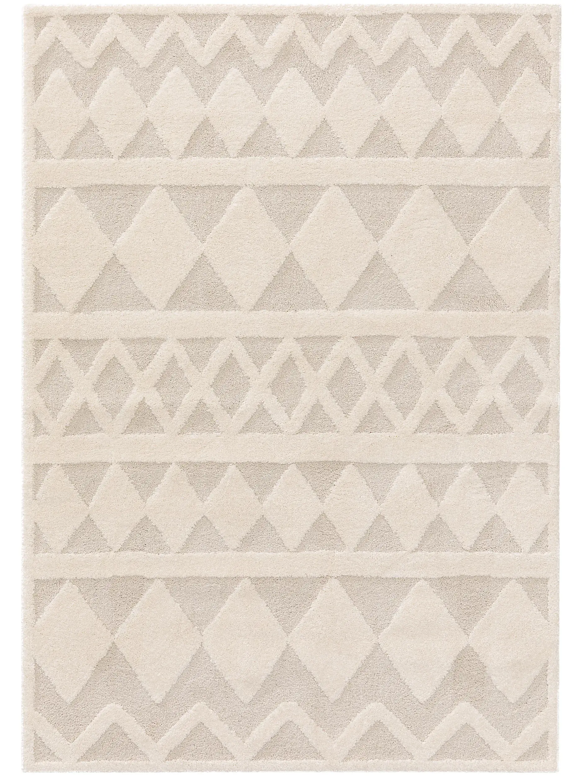 Matta av 60% Polypropen, 40% Polyester i Beige med 60% Polypropen, 40% Polyester hög lugg från Lytte