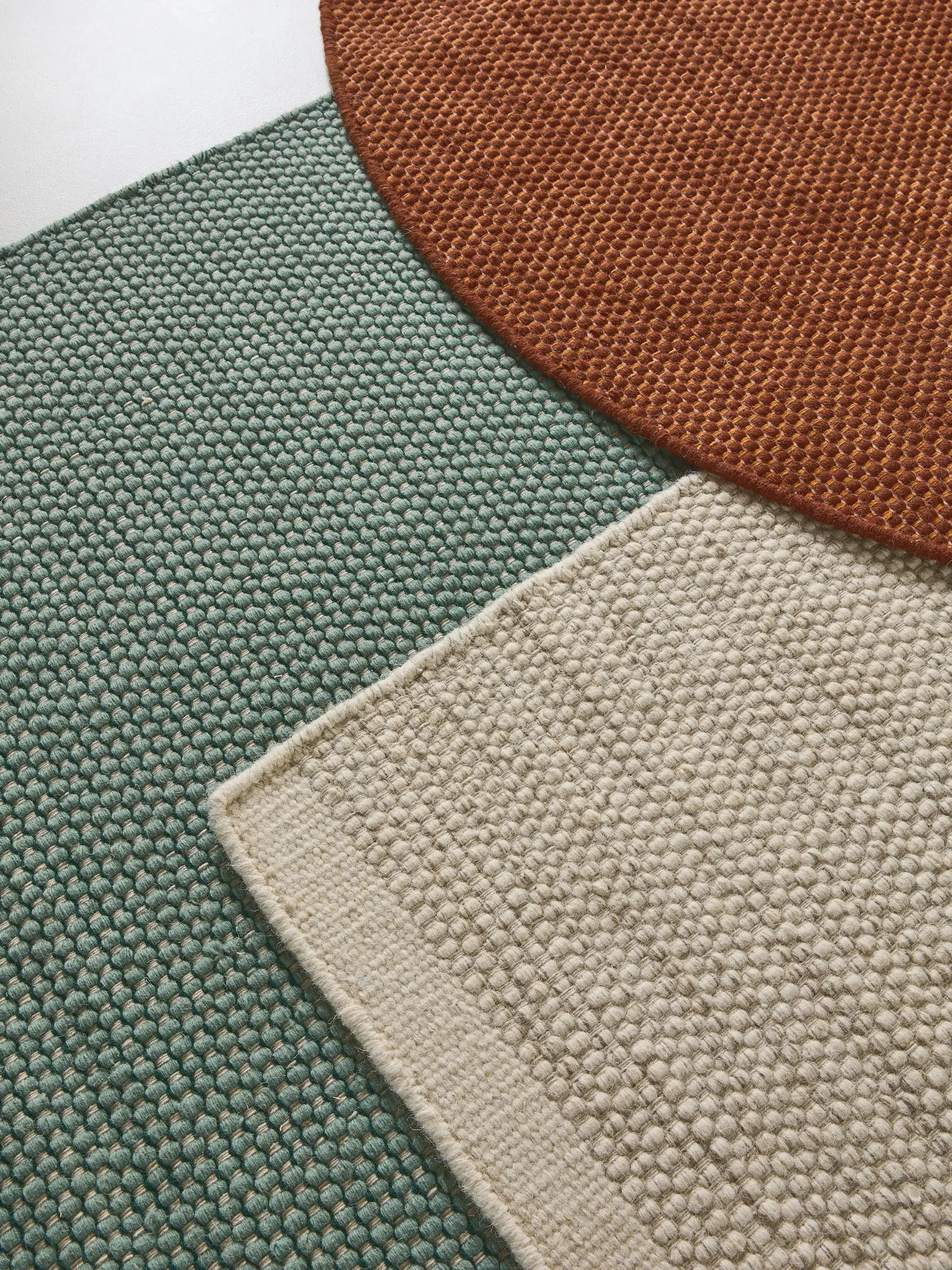 Teppe Rocco av 80% Ull, 20% Bomull i Beige fra benuta pure