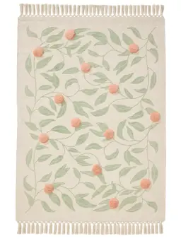 Dětský koberec Hana Krémová/Růžová