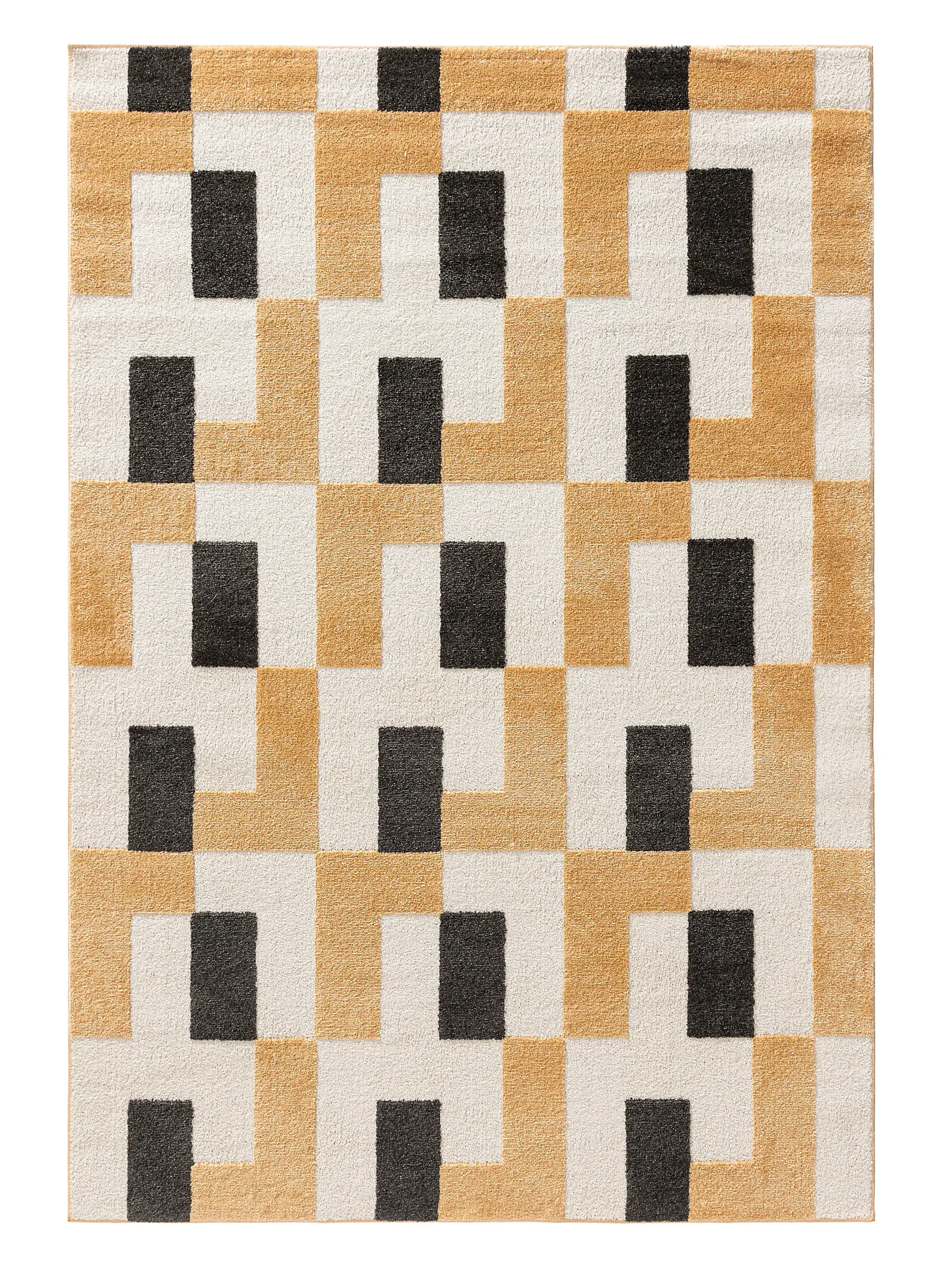Rug made of 80% Polypropylen, 20% Polyester in Multicolour with a 80% Polypropylen, 20% Polyester high pile by benuta Pop