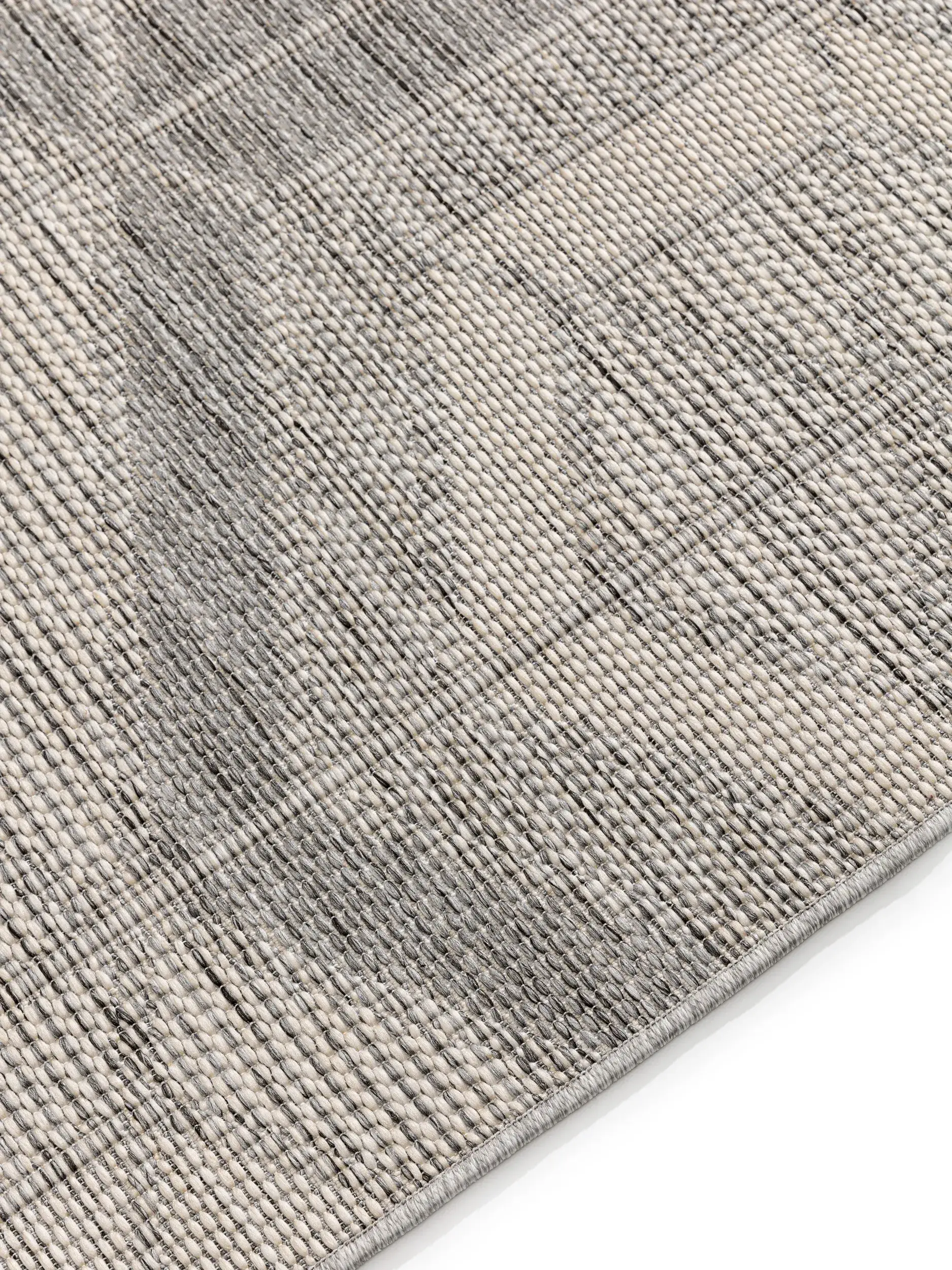 Teppich aus 100% Polypropylen in Grau mit 100% Polypropylen hohem Flor von benuta Nest