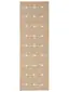 Wollteppich Läufer Grady Beige