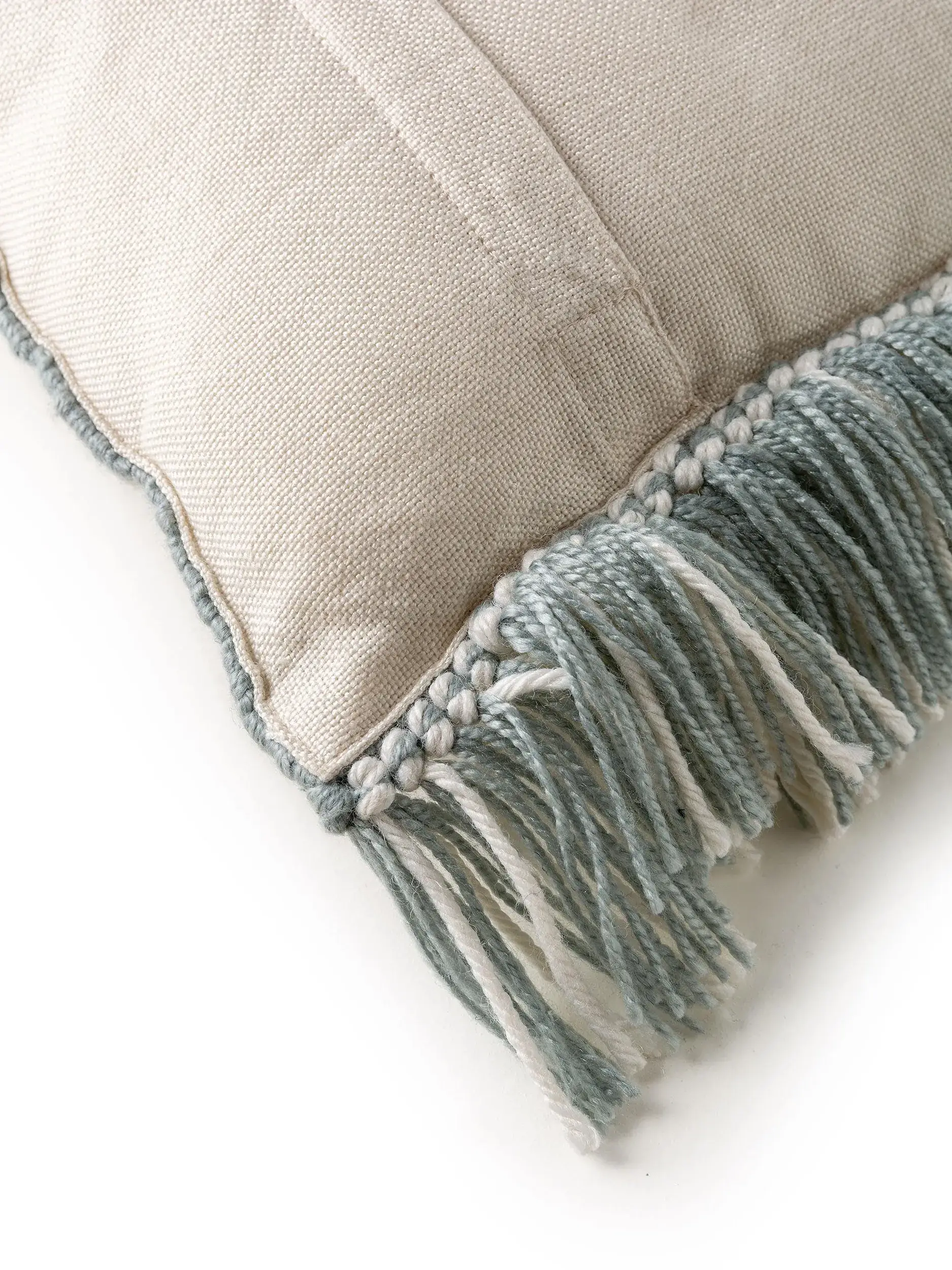 In- & Outdoor Kissen Morty Blau i Geometrisch-design laget av 100 % polyester (resirkulert PET) fra benuta Pure