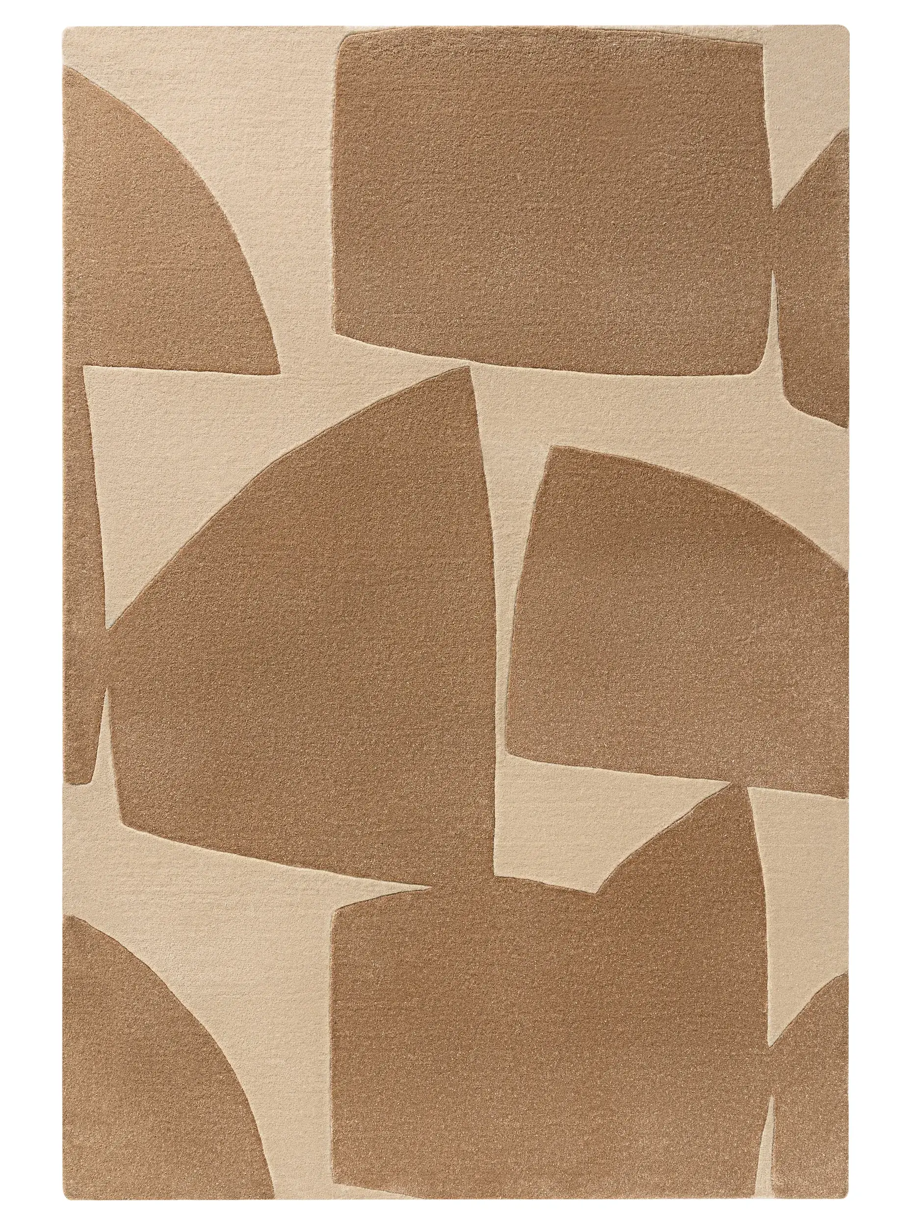 Tapijt gemaakt van gerecycleerd materiaal Smilla Beige van 