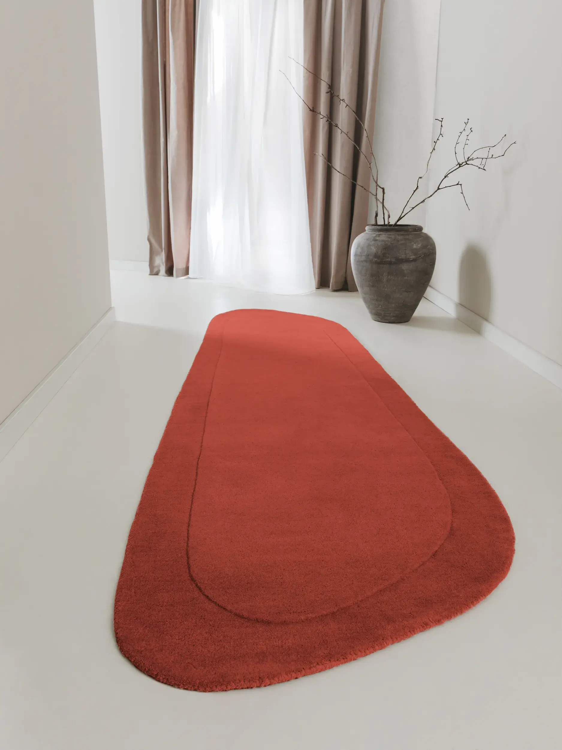 Teppich Shape aus 100% Wolle in  von benuta Pure