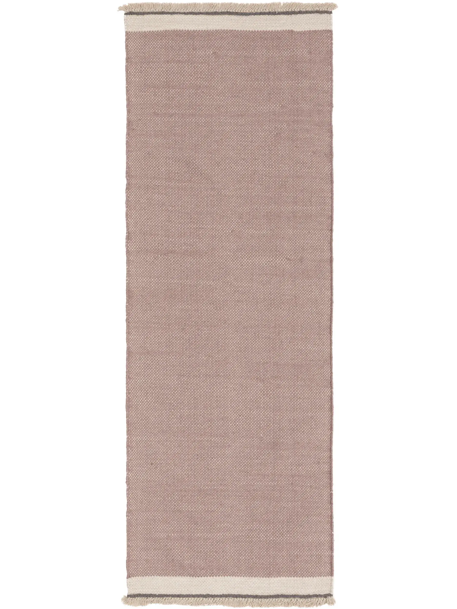 Teppich aus 60% Wolle, 40% Baumwolle in Rosa mit 60% Wolle, 40% Baumwolle hohem Flor von benuta Pop