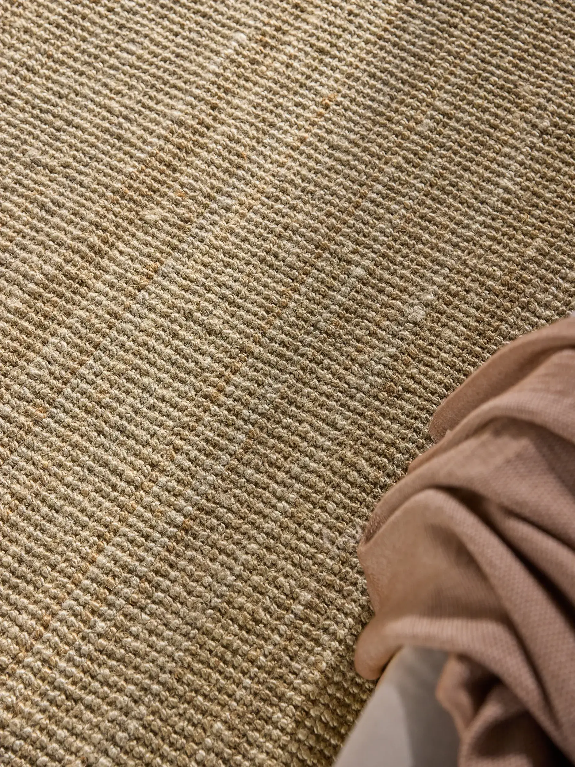 Rug Svea made of 100% Jute in Brown by benuta Pure