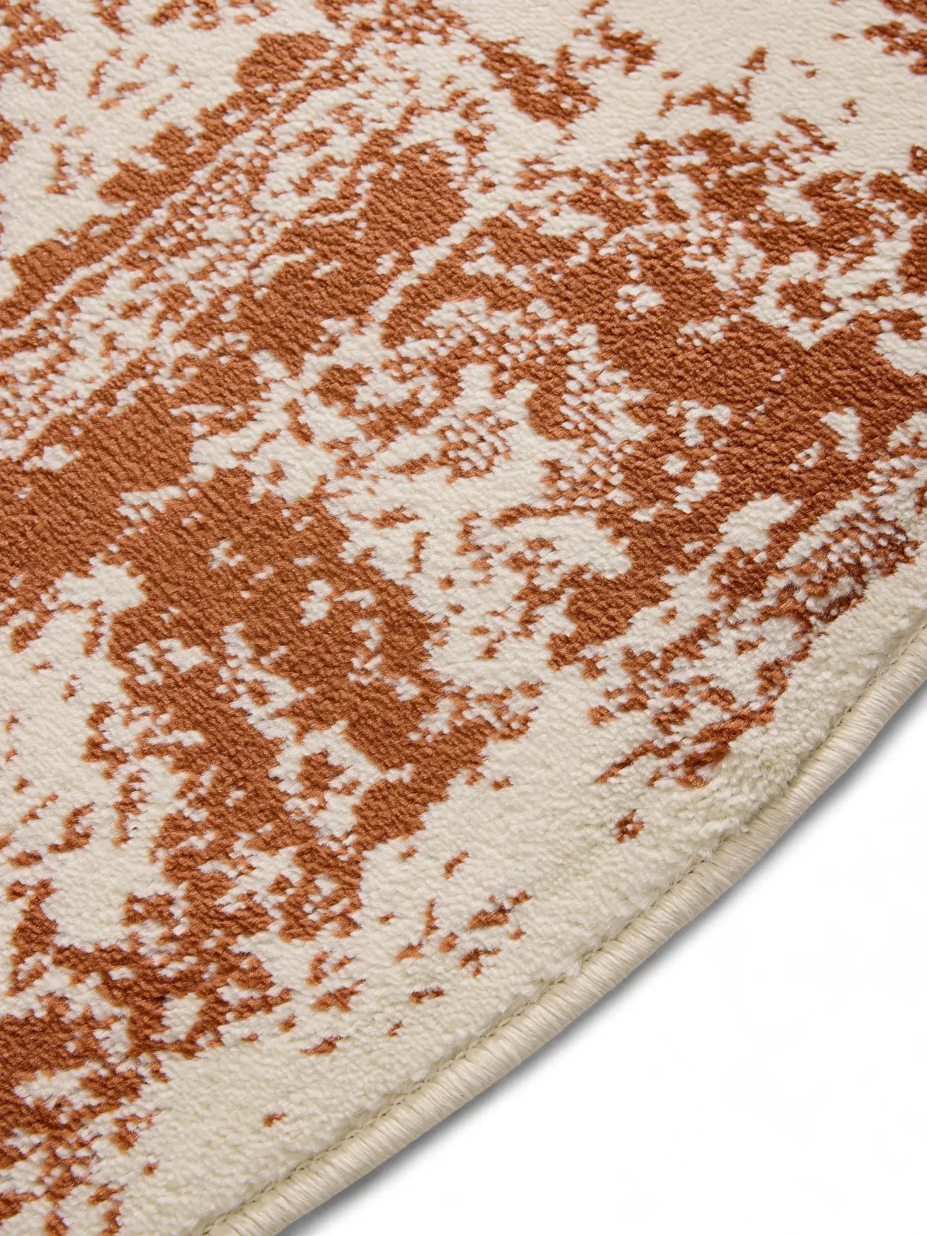 Teppich aus 100% Polypropyleen in Beige mit 100% Polypropyleen hohem Flor von benuta Basic