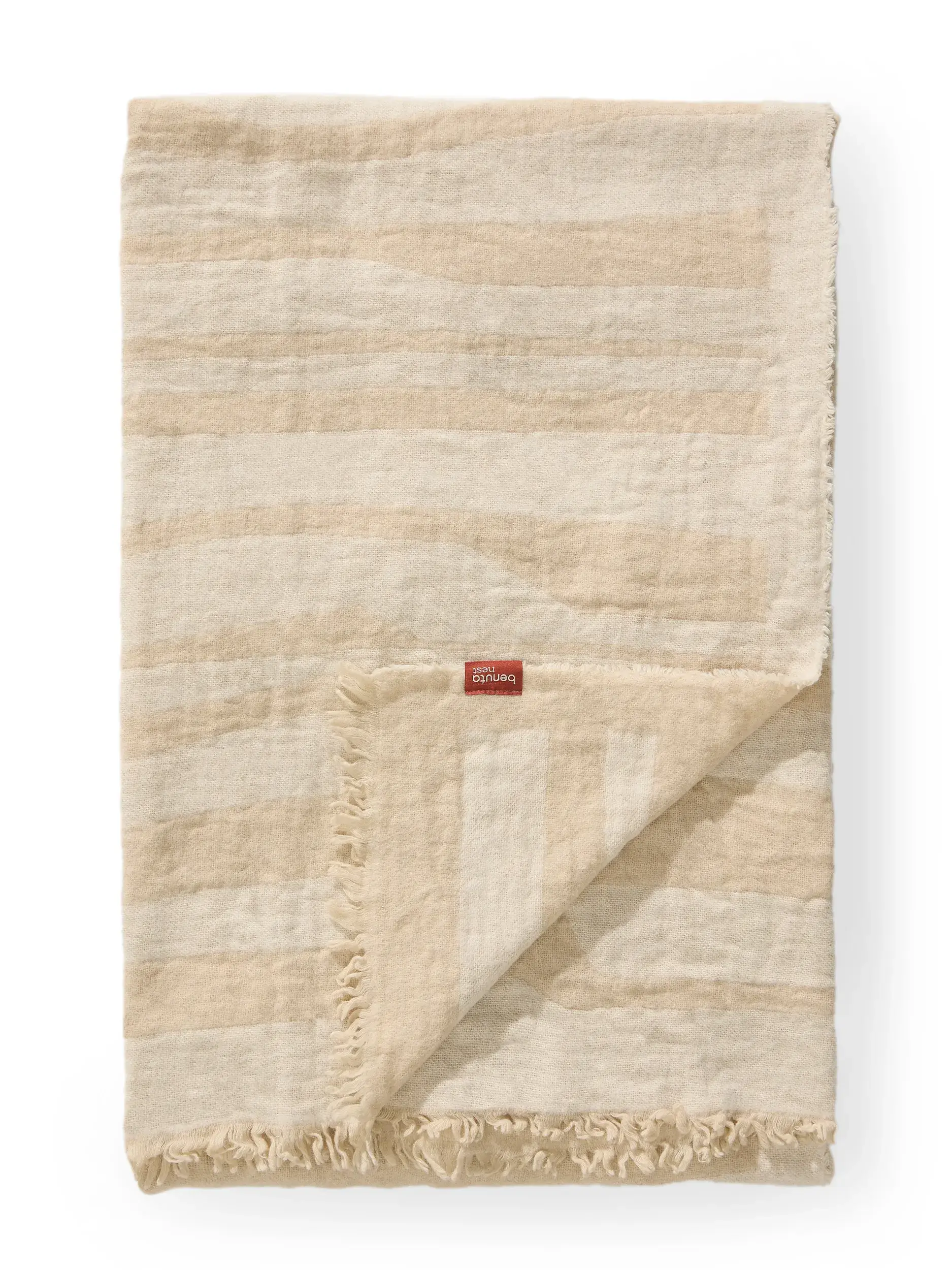 Tæppe Jana Cremehvid/Beige fra benuta nest