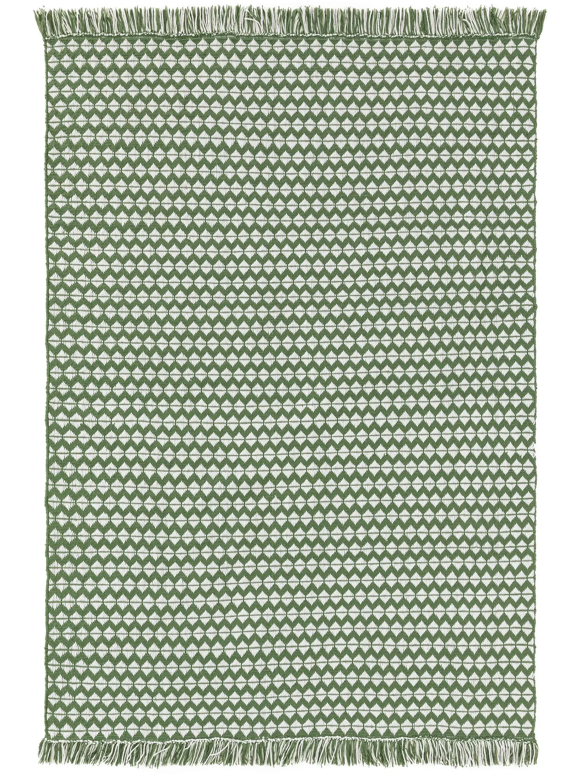 Matto 100% Polyester (recyceltes PET)a värissä Grün 100% Polyester (recyceltes PET) korkealla nukalla merkiltä benuta Pure