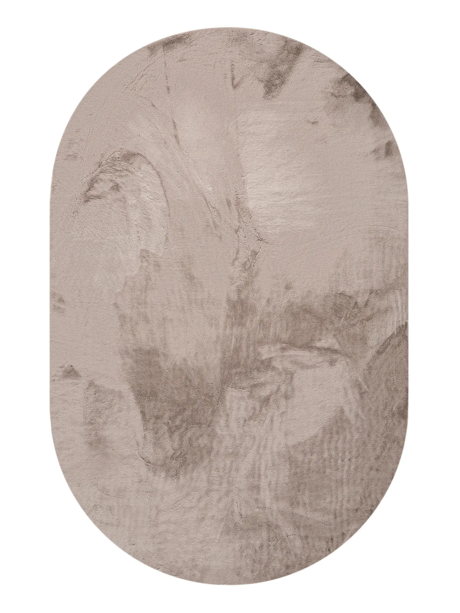 Teppich Dave aus 100% Polyester in Taupe von benuta Nest