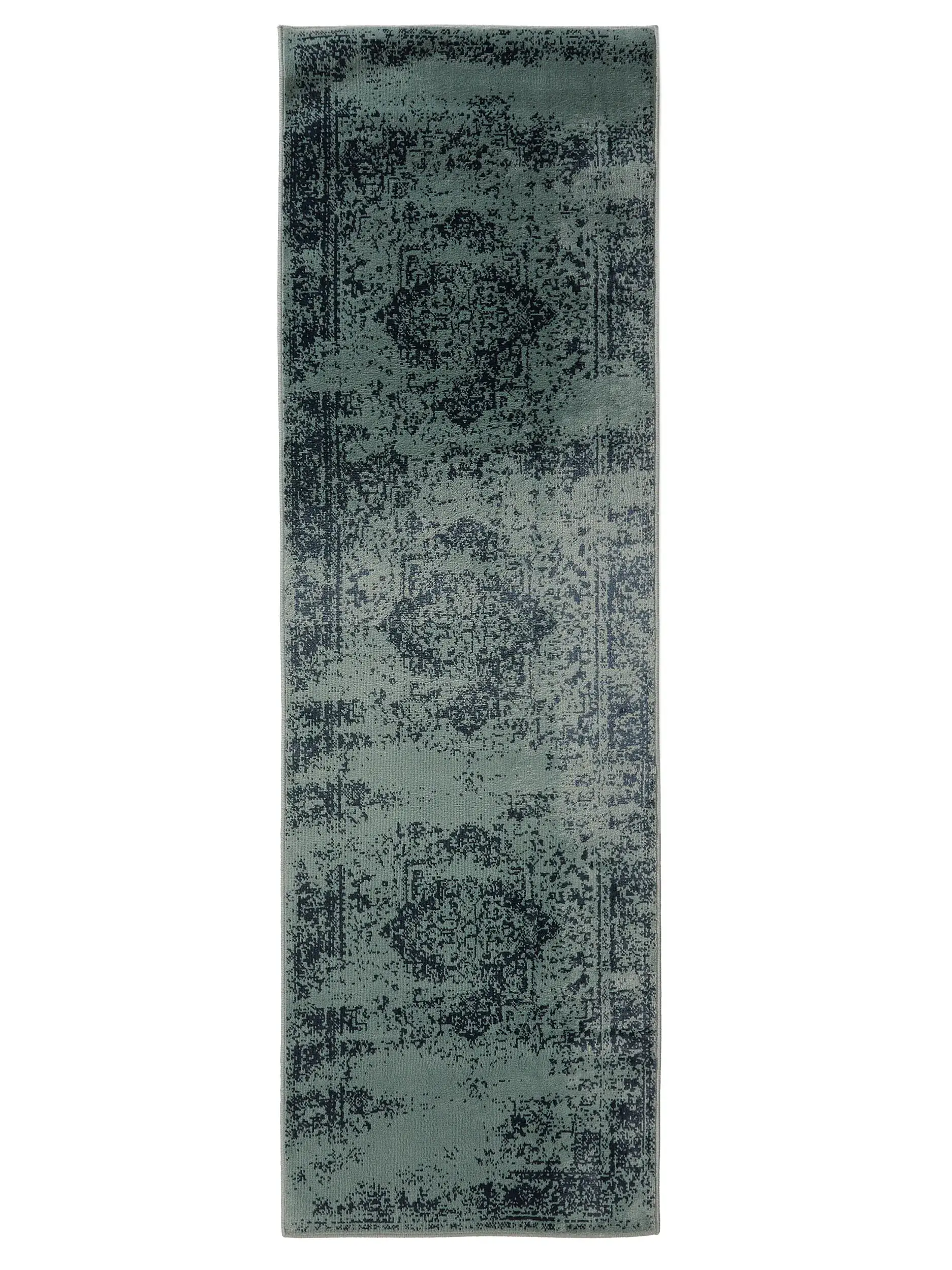 Rug made of 100% Polypropylen in Turquoise with a 100% Polypropylen high pile by benuta Basic