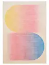 Waschbarer Teppich Luna Multicolor/Pink