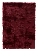 Waschbarer Hochflorteppich Nanuk Bordeaux