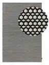 Wollteppich Hera Beige/Schwarz