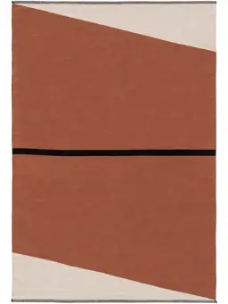 Tapis en coton Lenny Terracotta