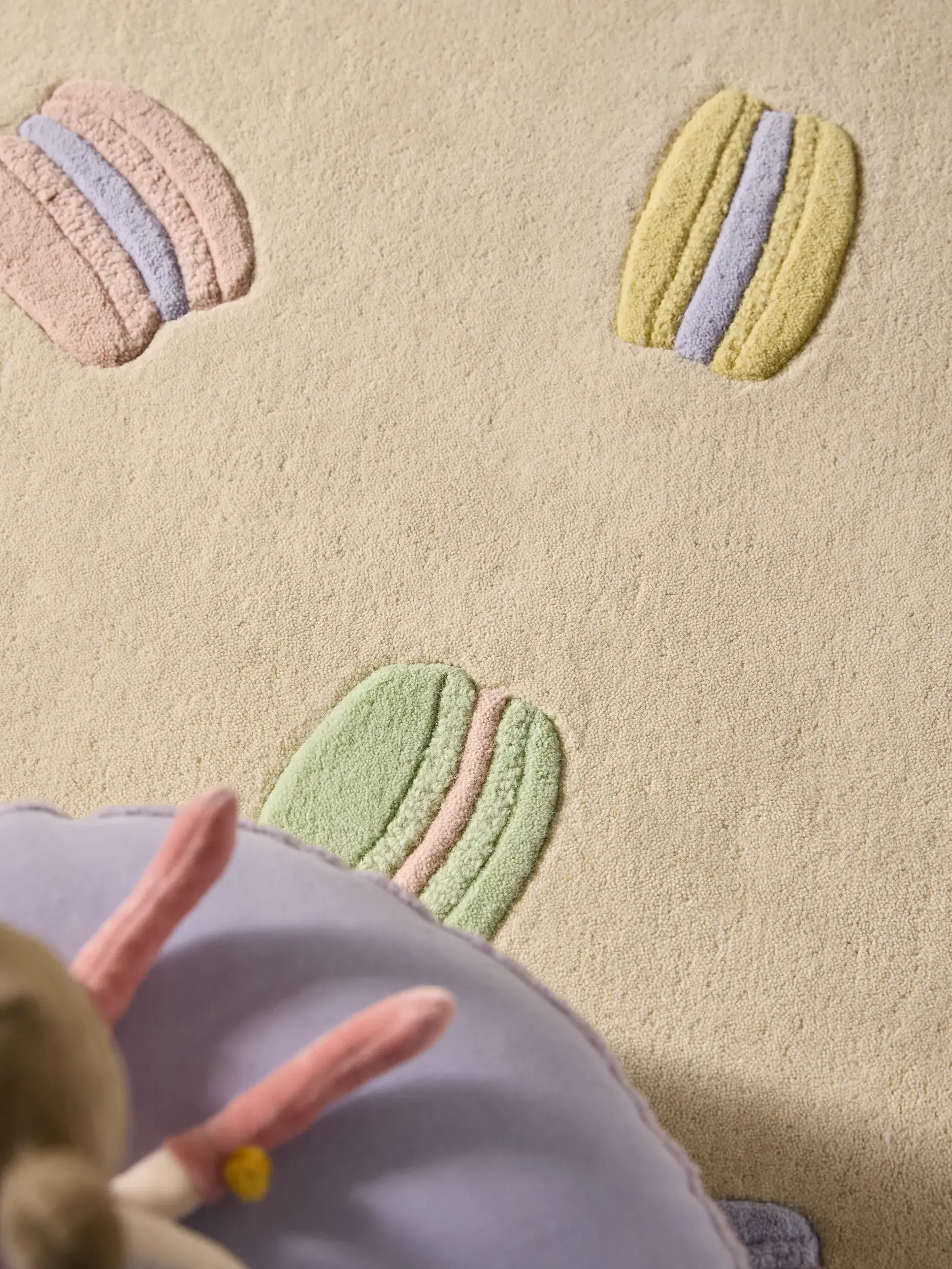 Alfombra Macaron de 100% Lana en  de Lytte