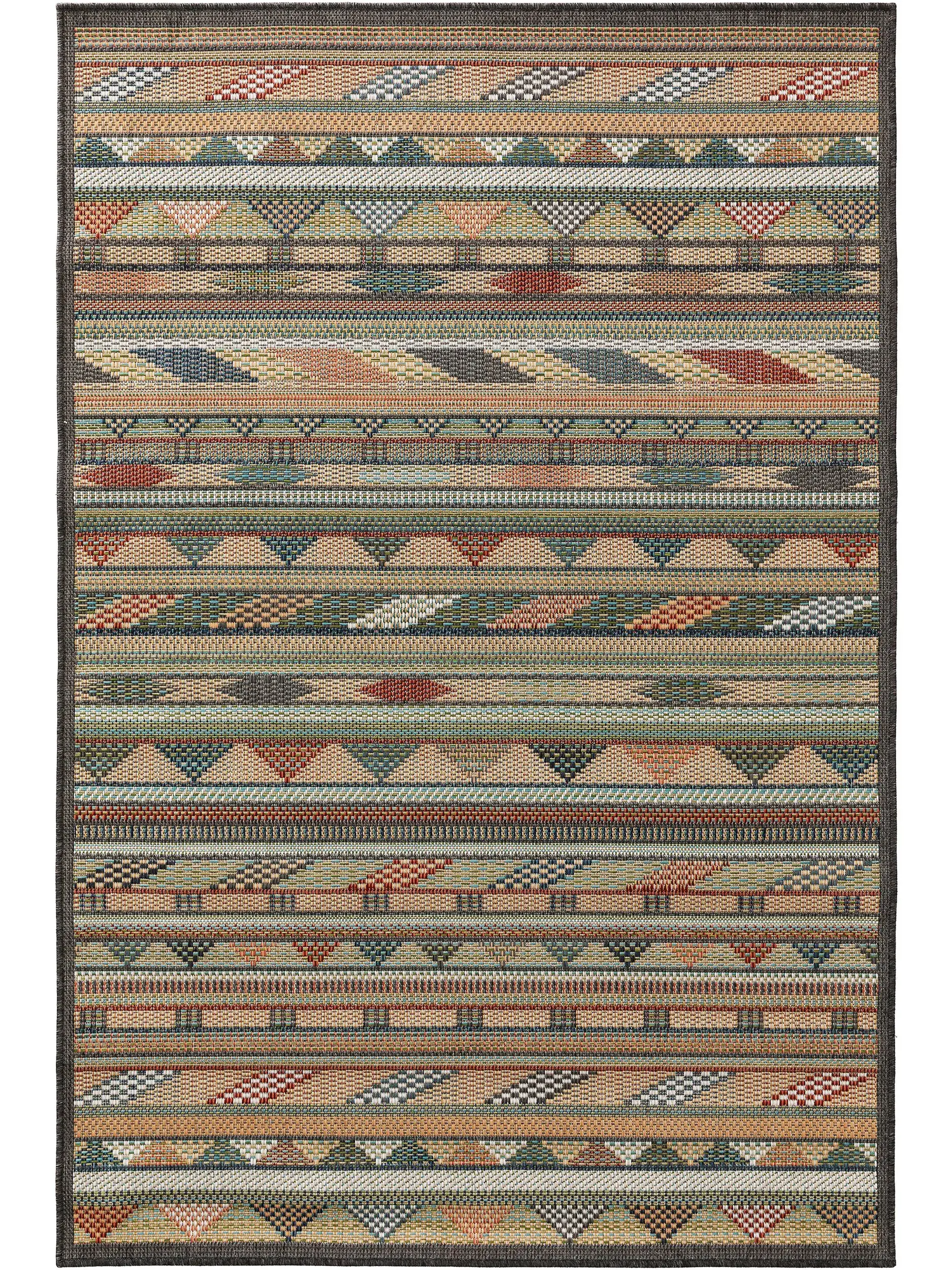 Rug made of 100% Polypropylen in Multicolour with a 100% Polypropylen high pile by benuta Nest