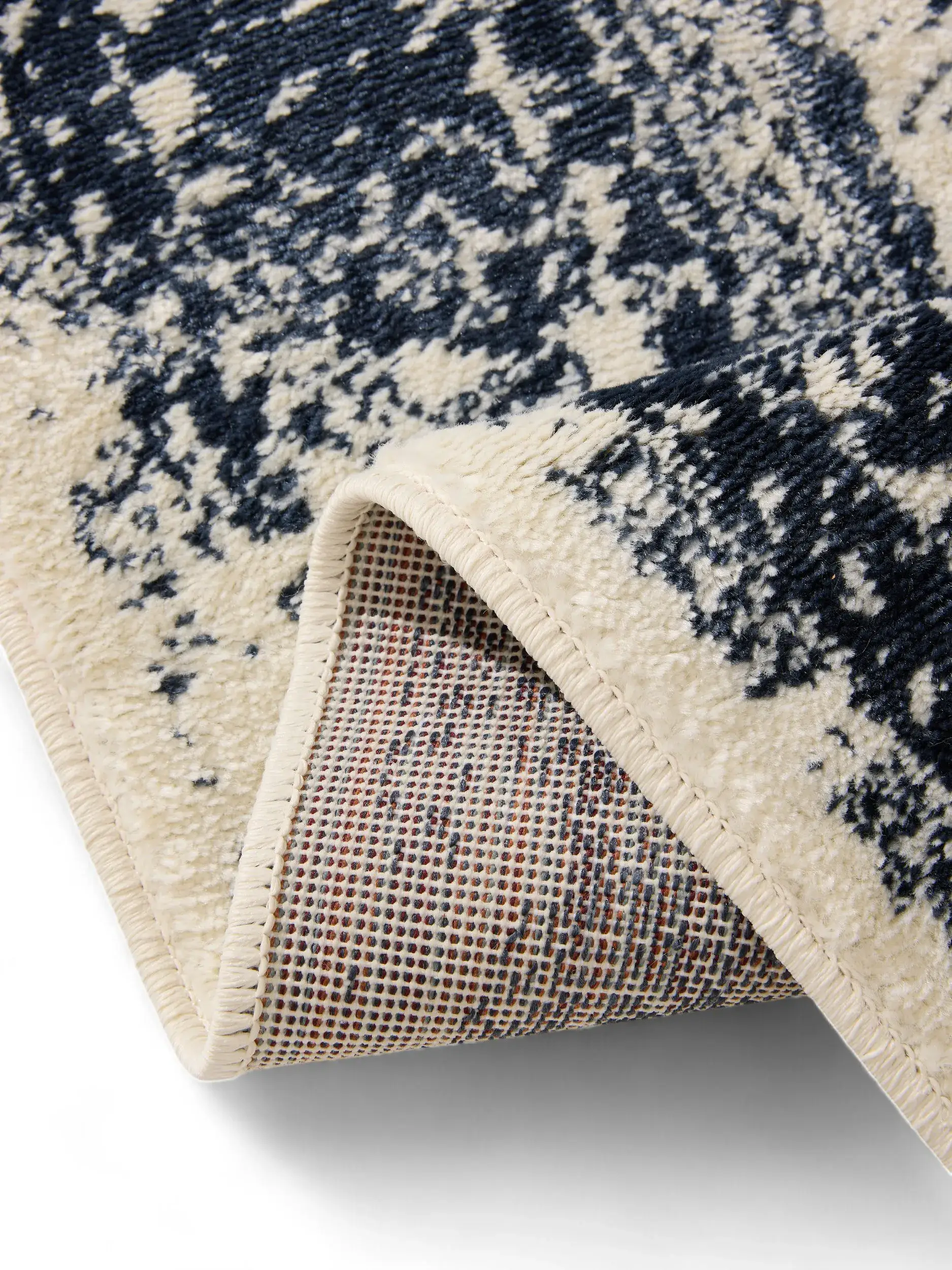 Rug made of 100% Polypropylen in Beige with a 100% Polypropylen high pile by benuta Basic