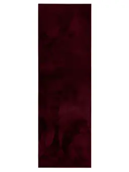 Faux Fur Rug Furry Bordeaux