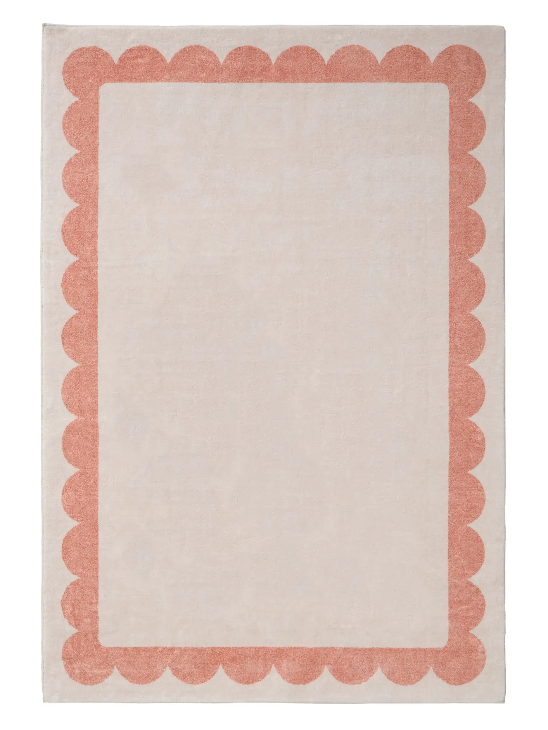 Rug made of 100% Polyester in Orange with a 100% Polyester high pile by benuta Pop
