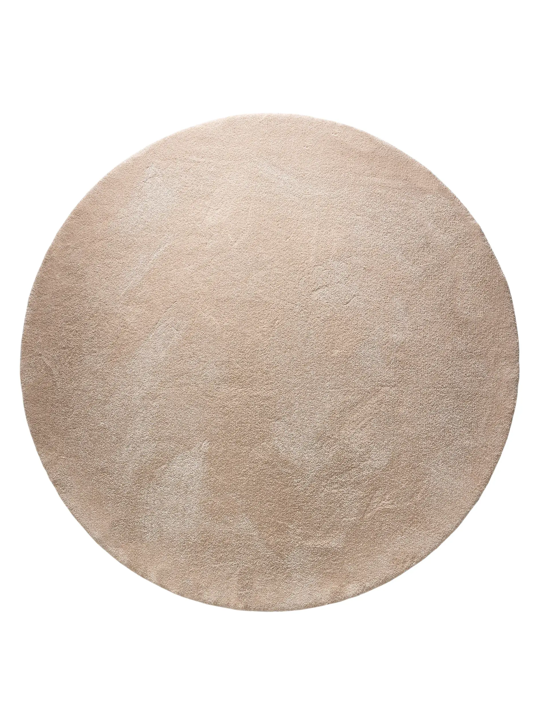 Matta av 100% Polypropen i Beige med 100% Polypropen hög lugg från benuta nest