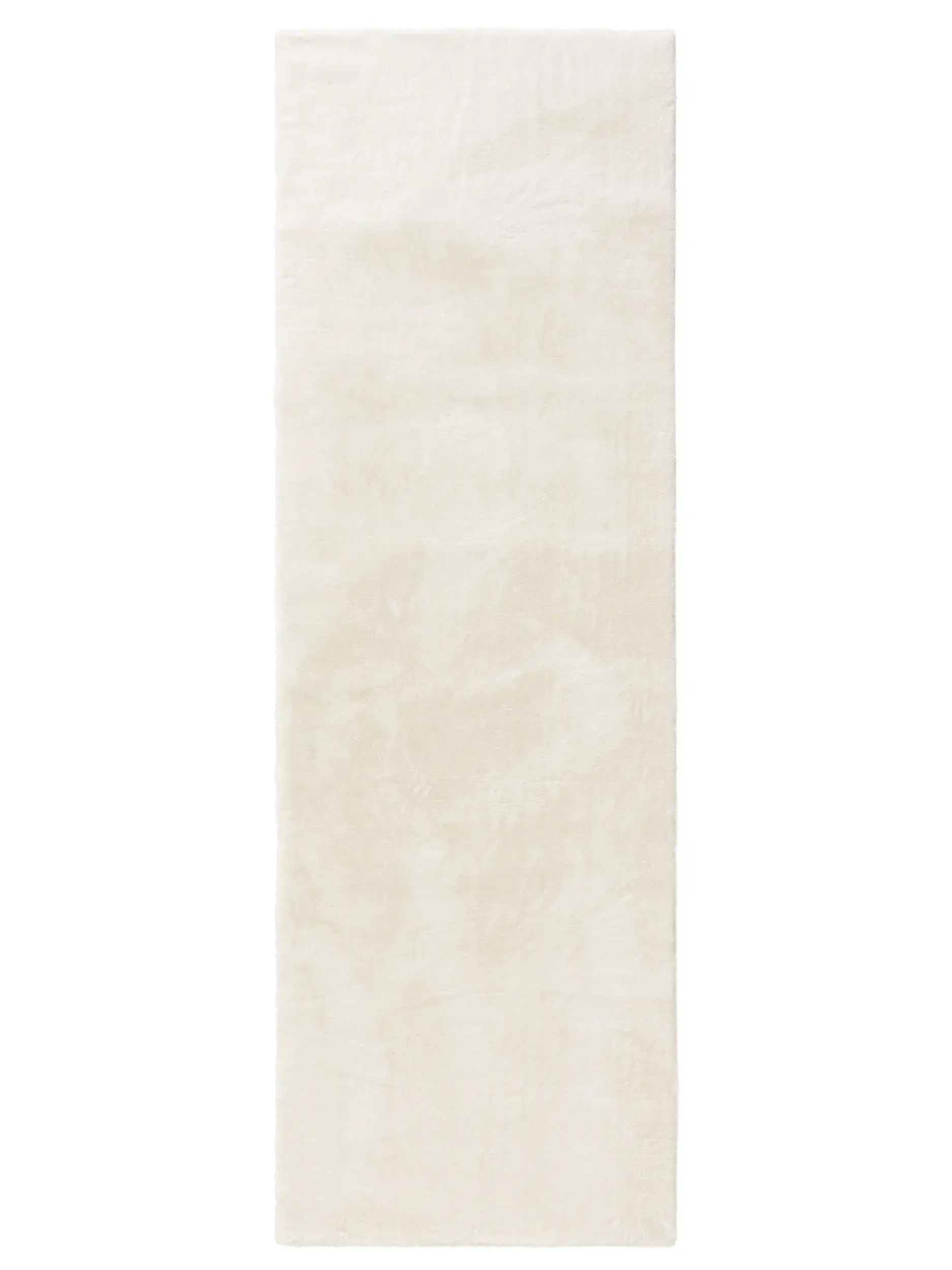 Rug made of 100% Polyester in Beige with a 100% Polyester high pile by benuta Basic