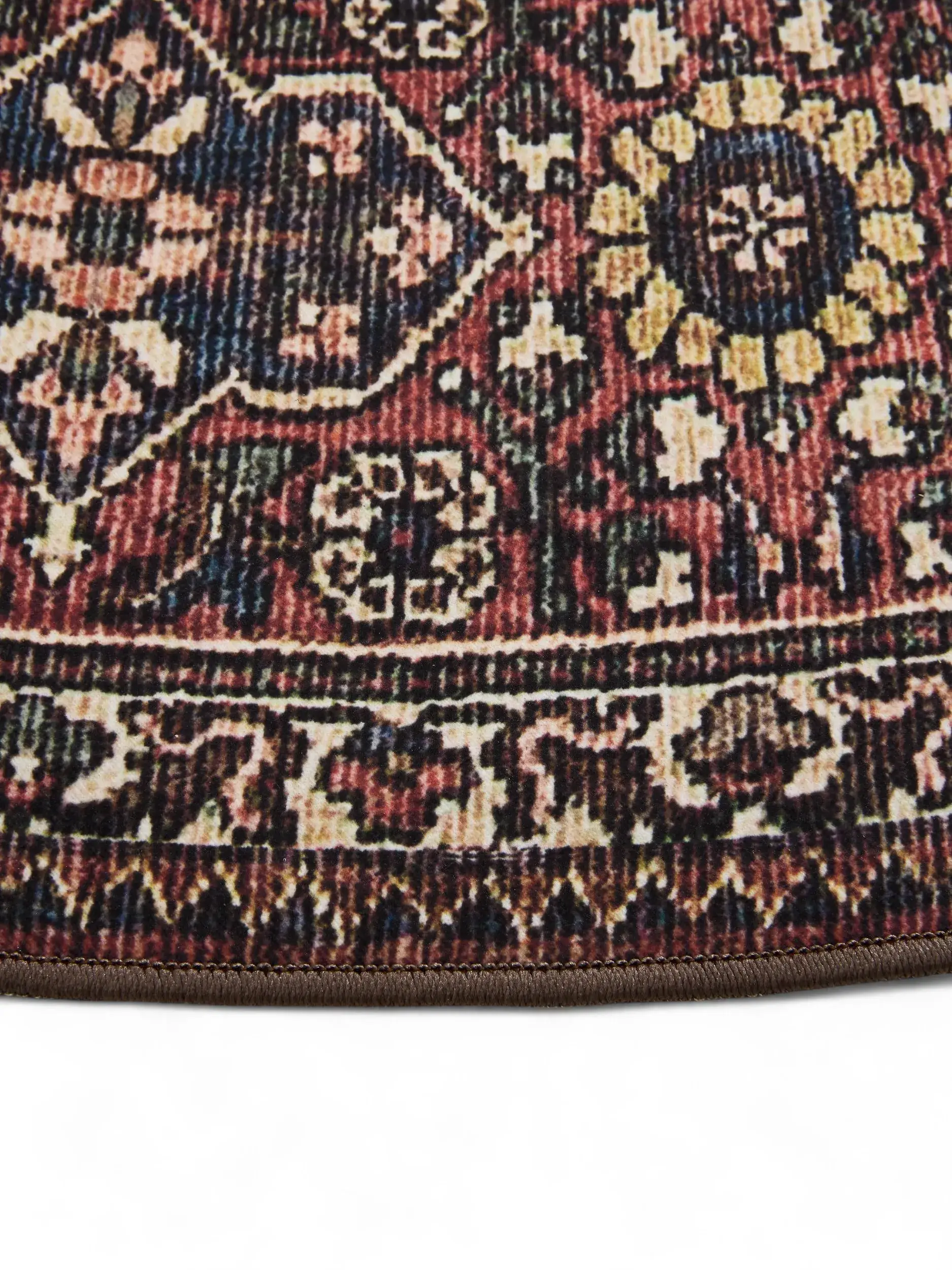 Rug made of 100% Polyester in Multicolour with a 100% Polyester high pile by benuta Basic