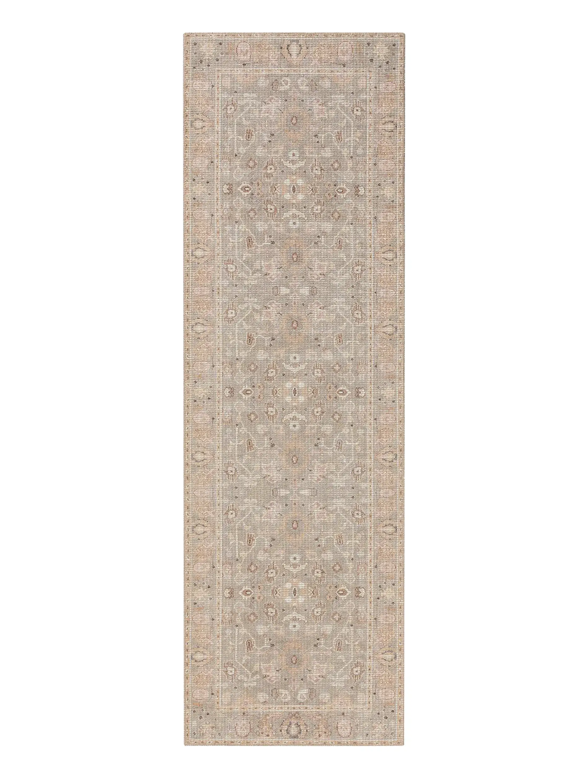 Rug made of 50% Polyester, 50% Polycotton in Beige with a 50% Polyester, 50% Polycotton high pile by benuta Nest