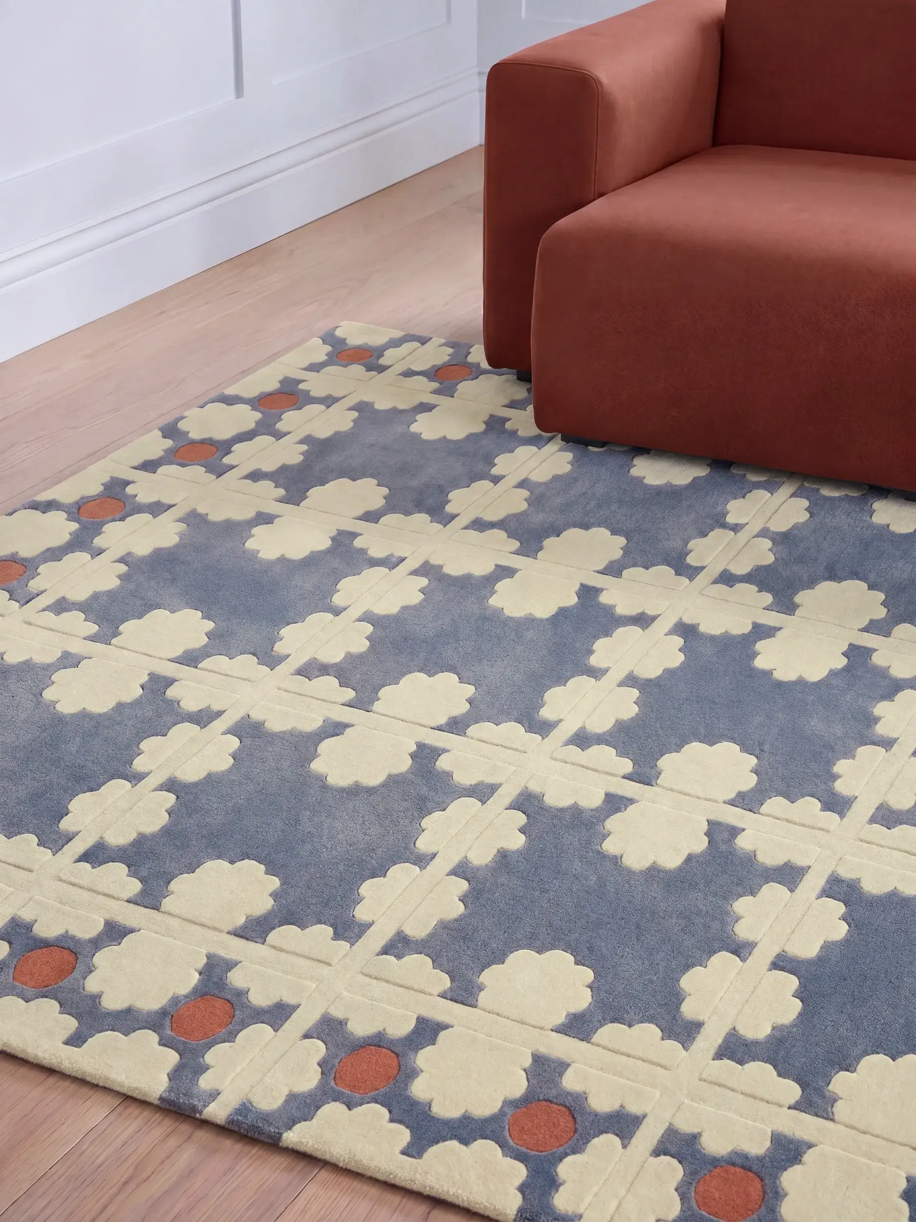 Tapis Tilda en 100% Laine (50% de Nouvelle-Zélande) en  de benuta Finest
