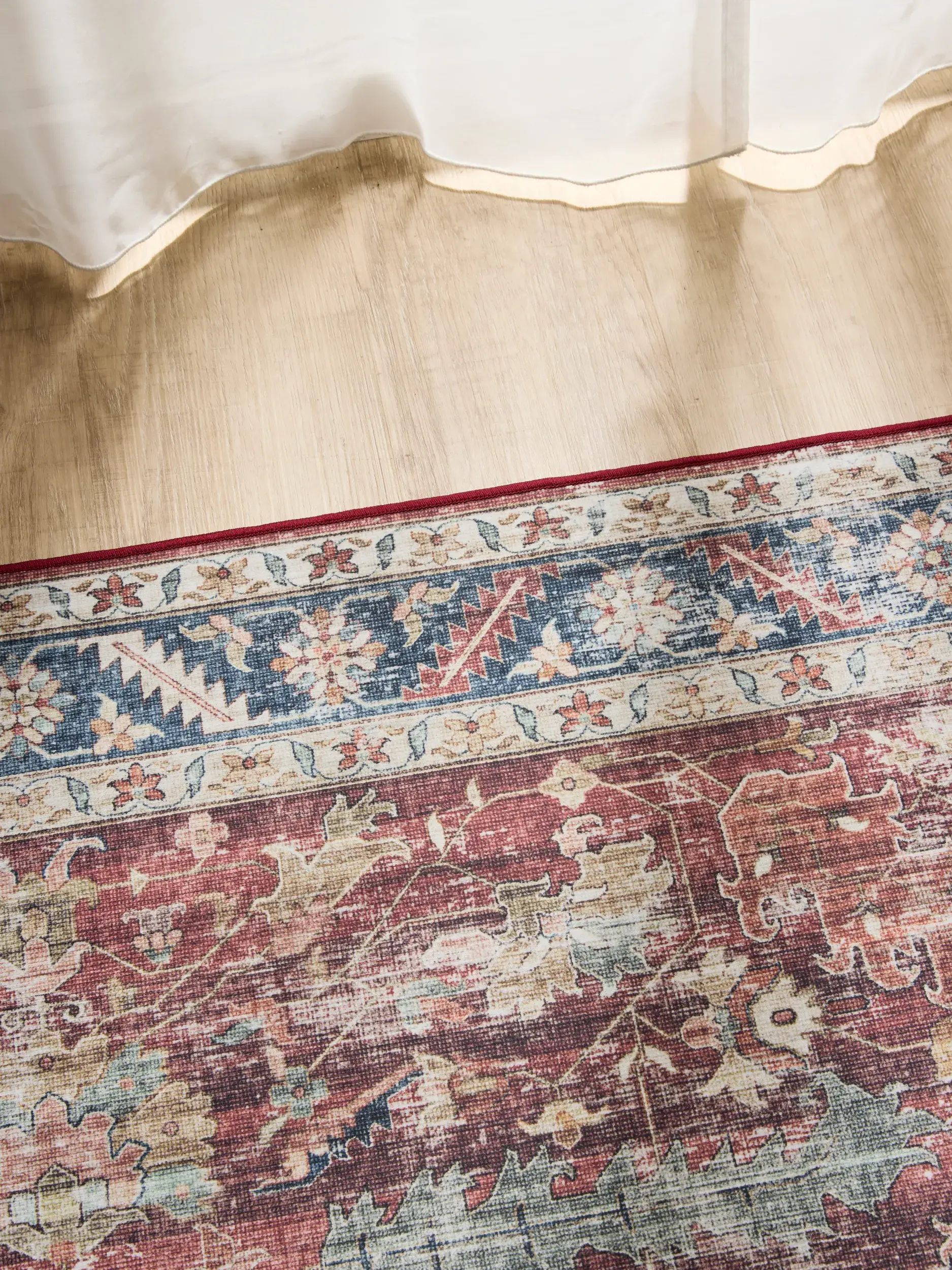 Rug made of 100% Polyester in Multicolour with a 100% Polyester high pile by benuta Basic