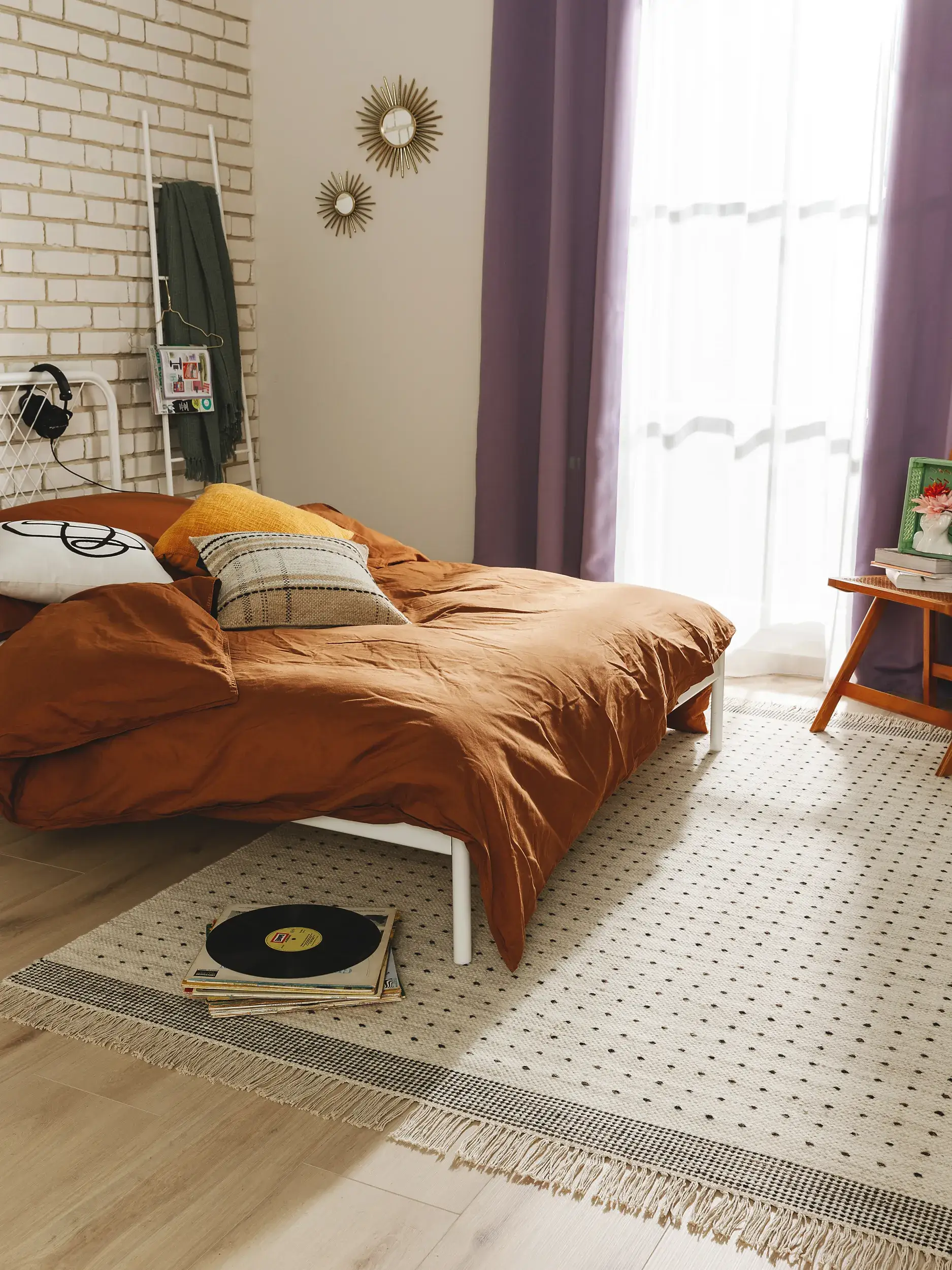 Tappeto di 70% Lana, 30% Cotone in Bianco/Nero con pelo alto 70% Lana, 30% Cotone da benuta POP